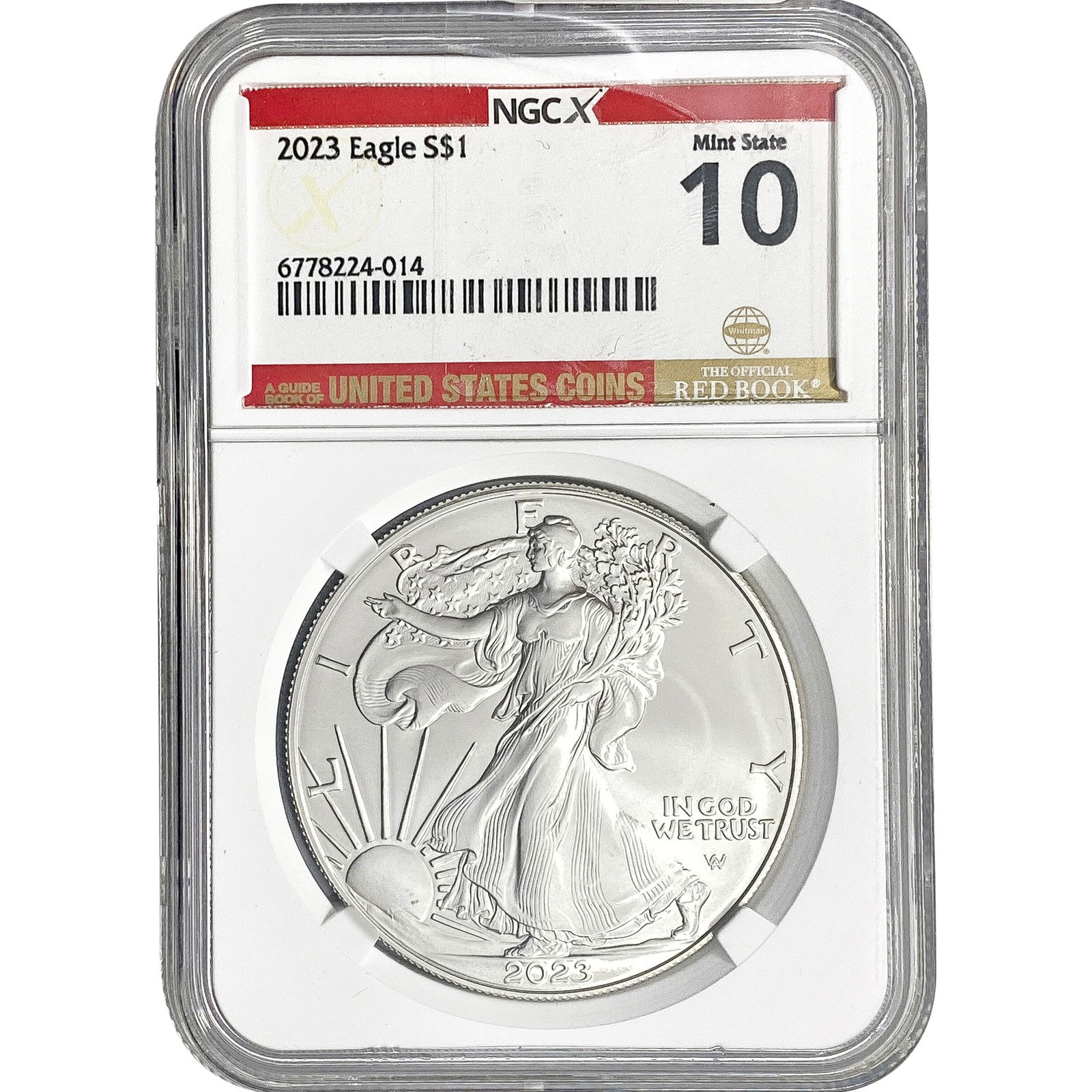 2023 Silver Eagle NGC MS10: 2023 Silver Eagle NGC MS10