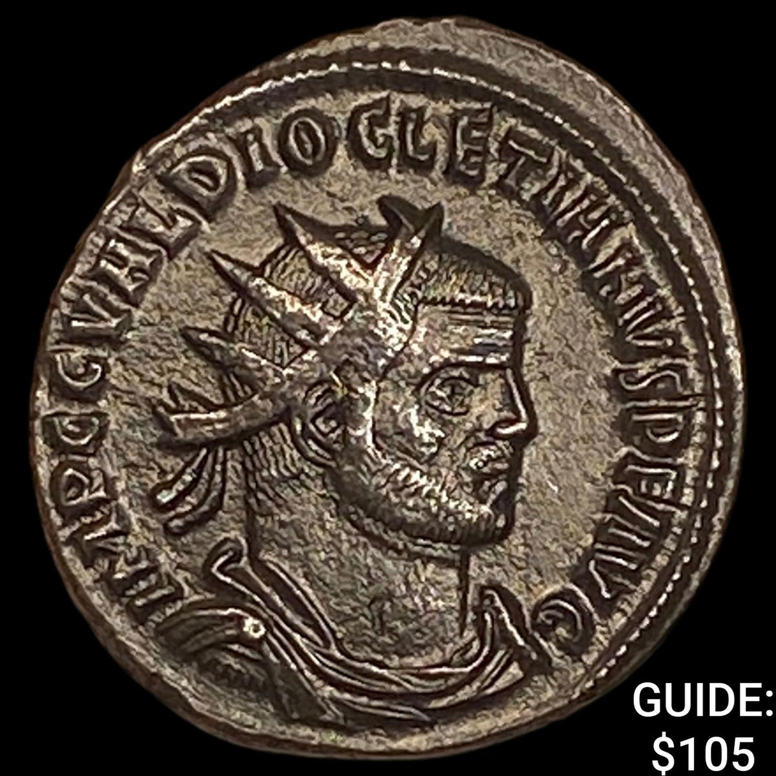 Roman Dioletian 284-305 AD BI Nummus CHOICE AU: Roman Dioletian 284-305 AD BI Nummus CHOICE AU