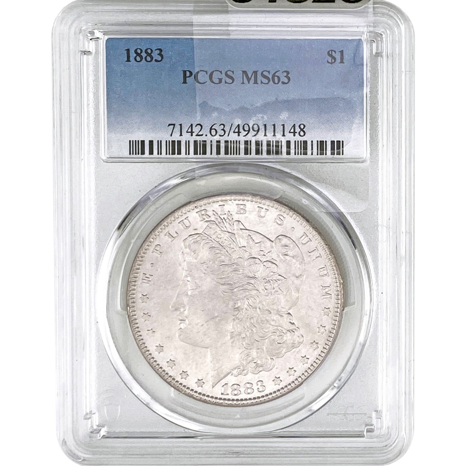 1883 Morgan Silver Dollar PCGS MS63: 1883 Morgan Silver Dollar PCGS MS63