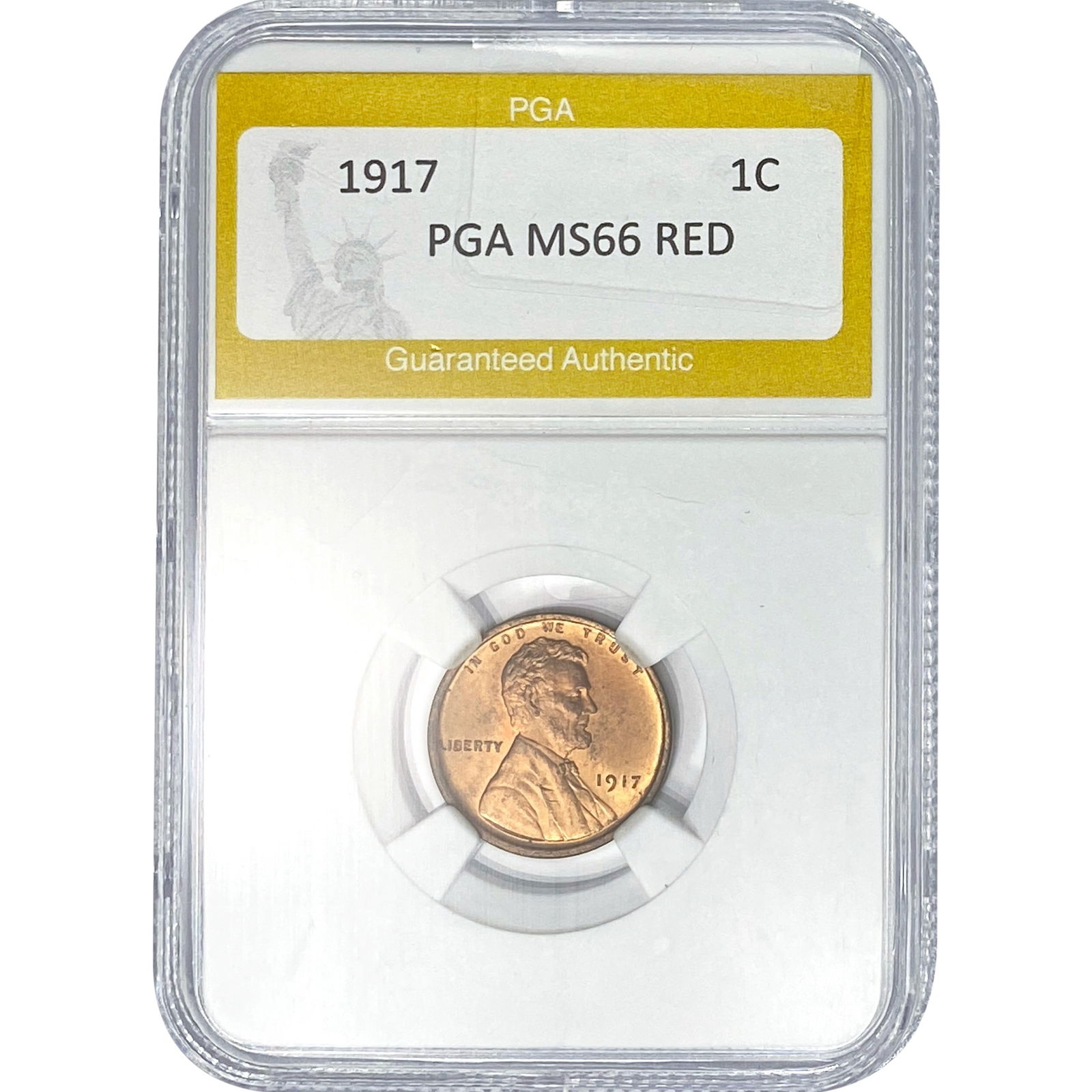 1917 Wheat Cent PGA MS66 RED (1 of 2)
