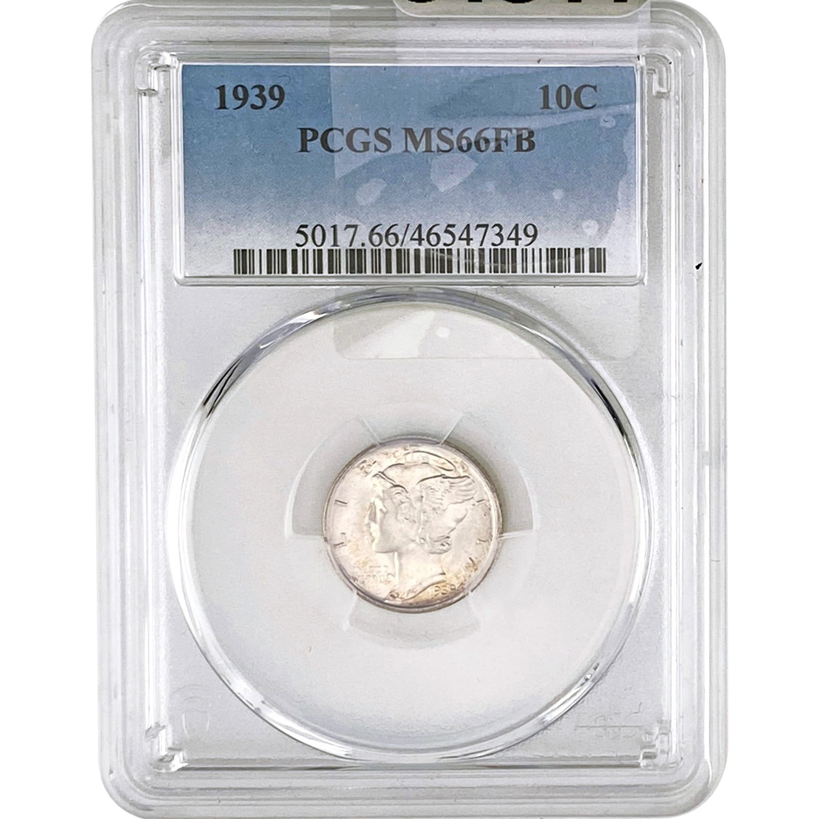 1939 Mercury Silver Dime PCGS MS66 FB (1 of 2)