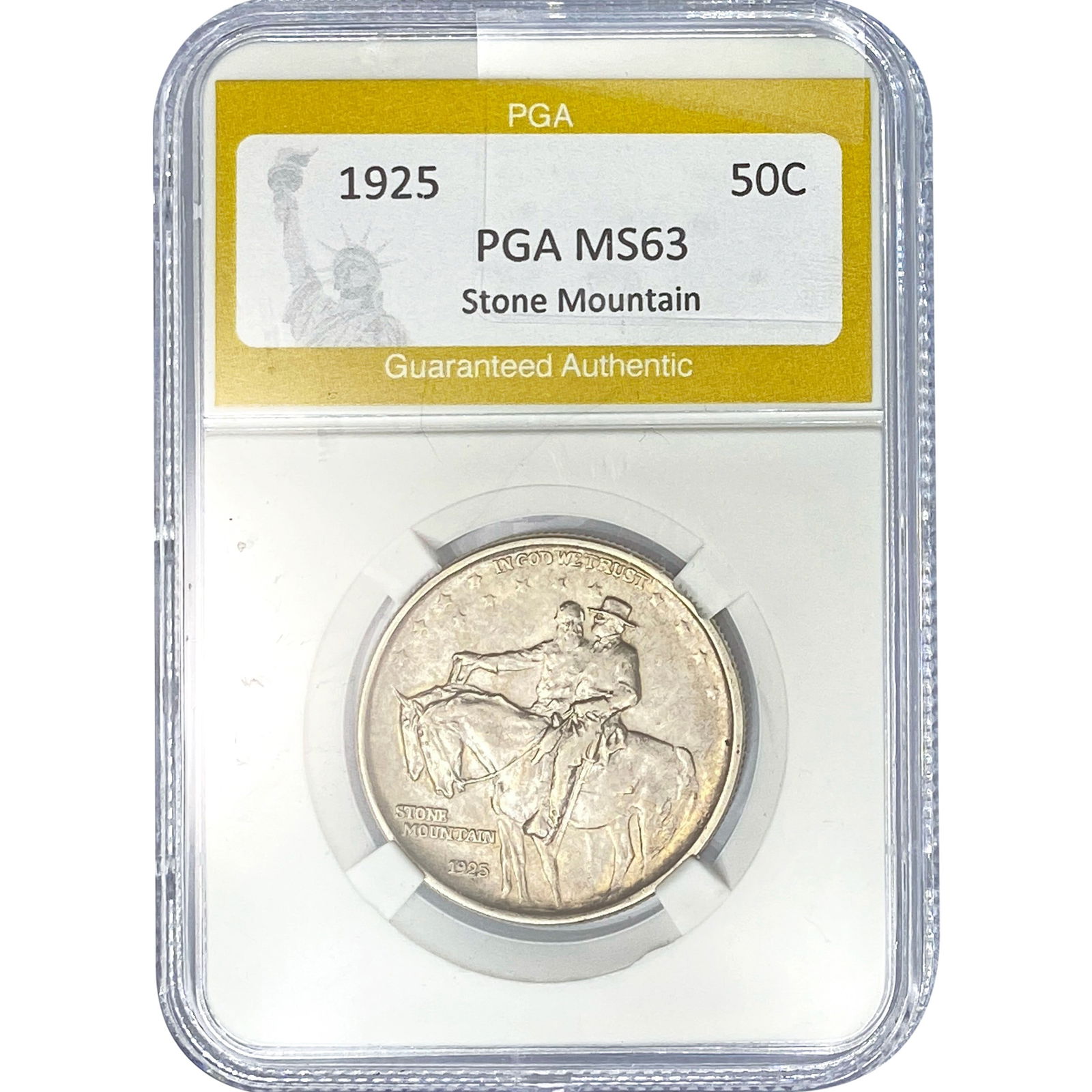 1925 Stone Mountain Half Dollar PGA MS63 (1 of 2)