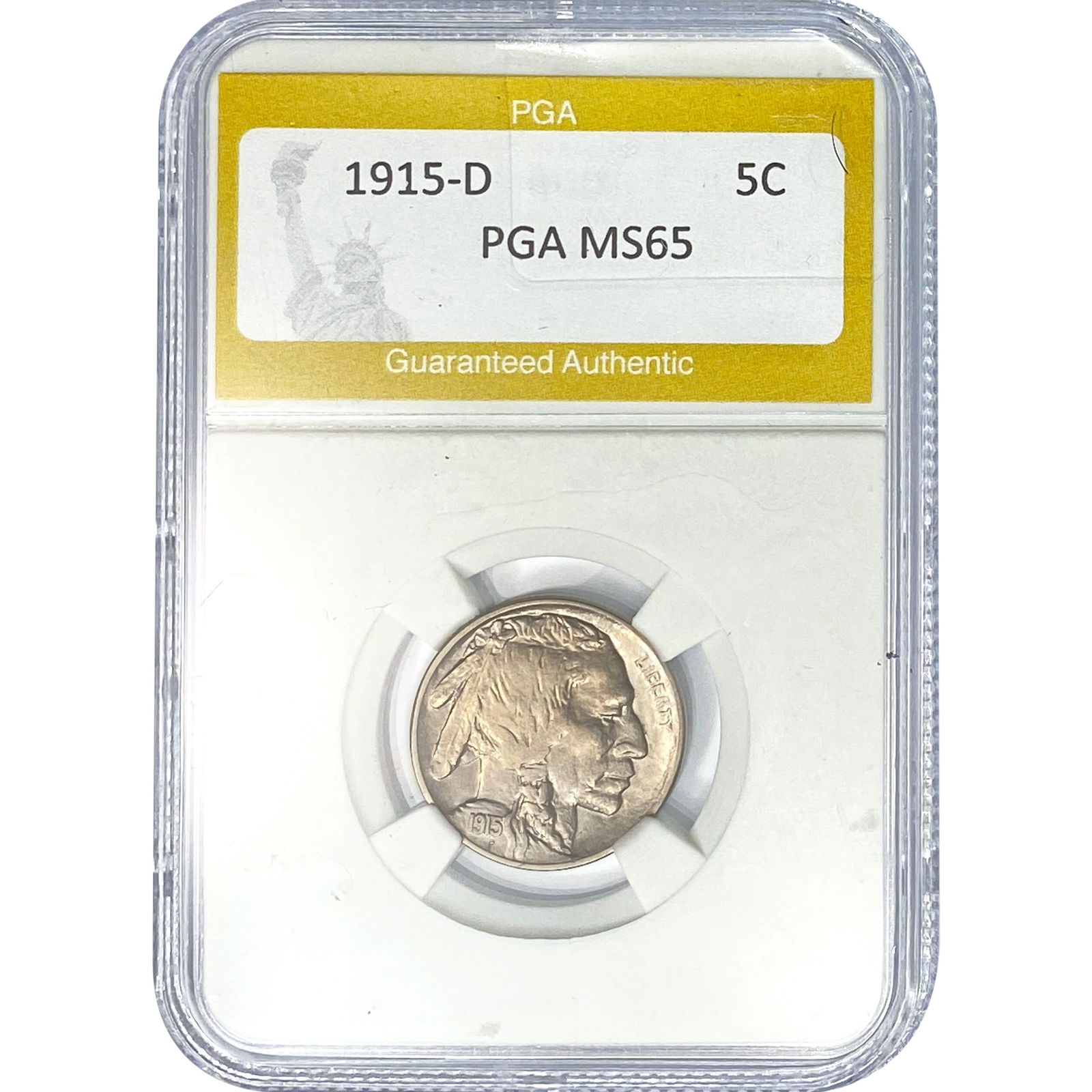1915-D Buffalo Nickel PGA MS65 (1 of 2)