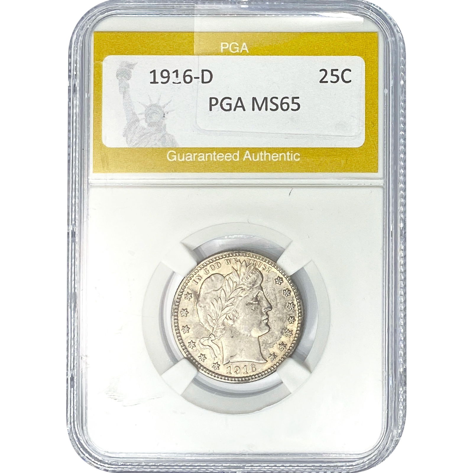 1916-D Barber Quarter PGA MS65 (1 of 2)