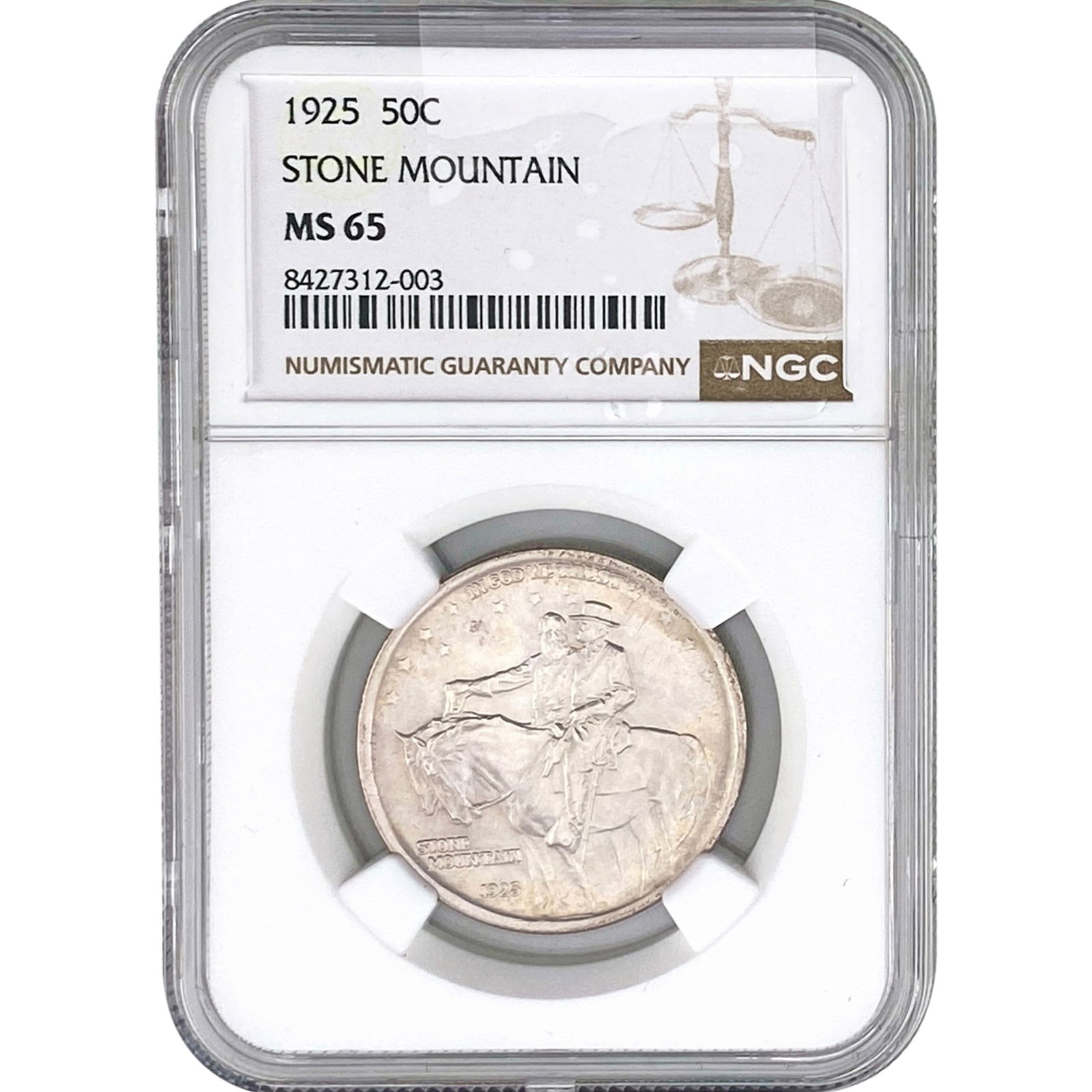 1925 Stone Mountain Half Dollar NGC MS65 (1 of 2)