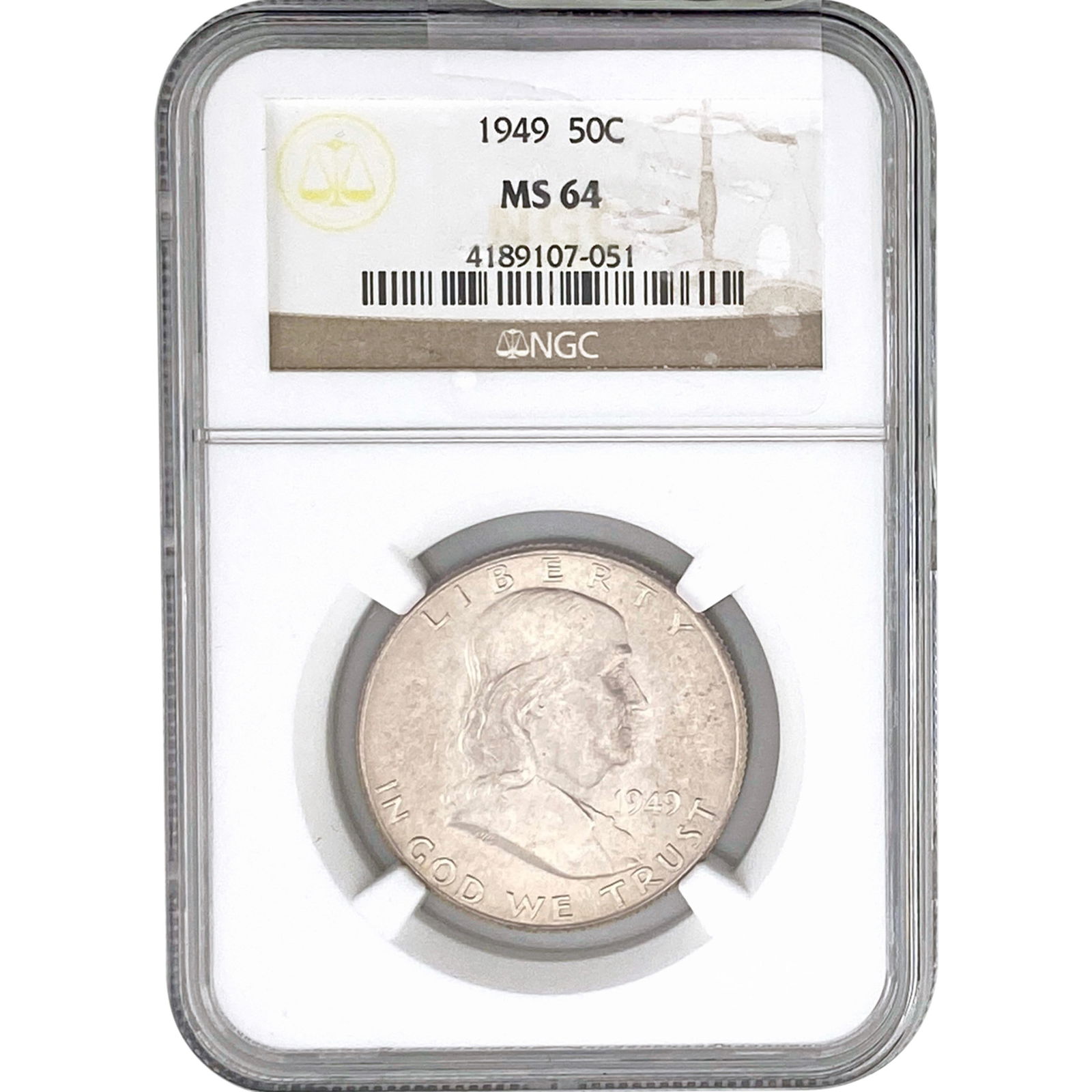 1949 Franklin Half Dollar NGC MS64 (1 of 2)