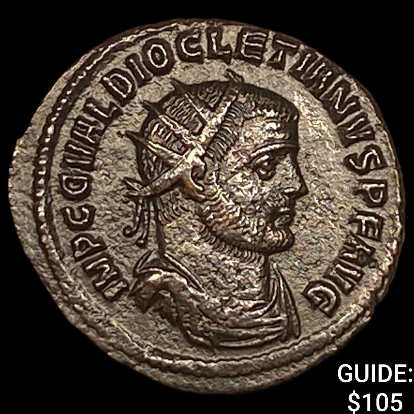 Roman Dioletian 284-305 AD BI Nummus CHOICE AU: Roman Dioletian 284-305 AD BI Nummus CHOICE AU