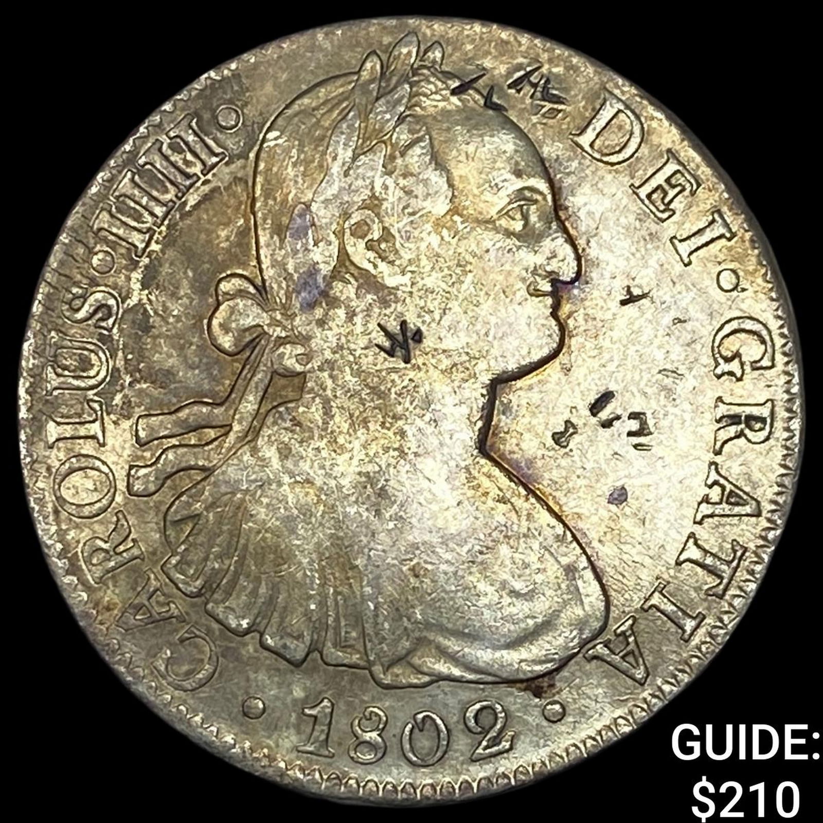 1802 Mo Mexico Silver 8 Reales CLOSELY UNCIRCULATED (1 of 2)