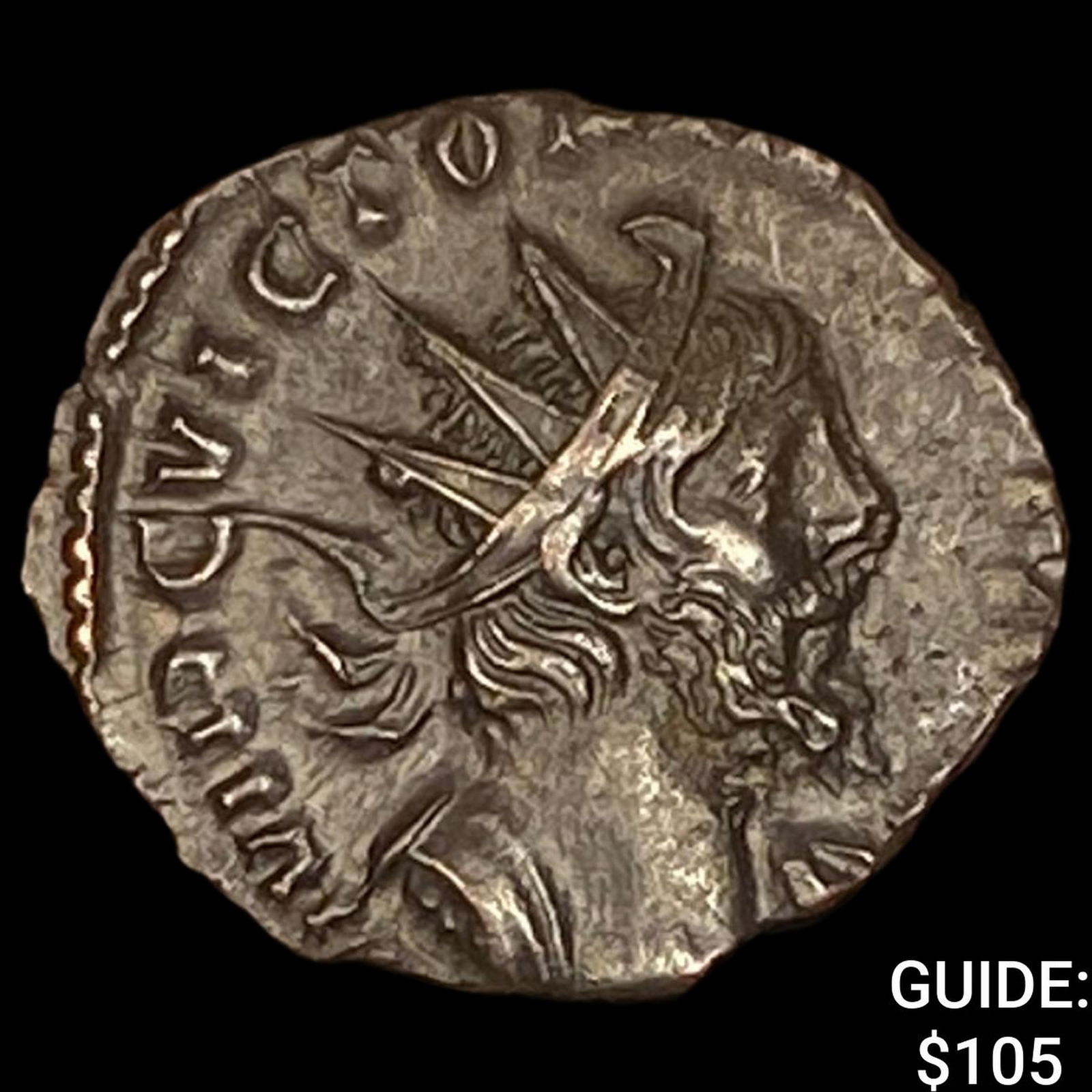Romano-Gallic Victorinus 269-271 BI Dbl Denarius CHOICE AU: Romano-Gallic Victorinus 269-271 BI Dbl Denarius CHOICE AU