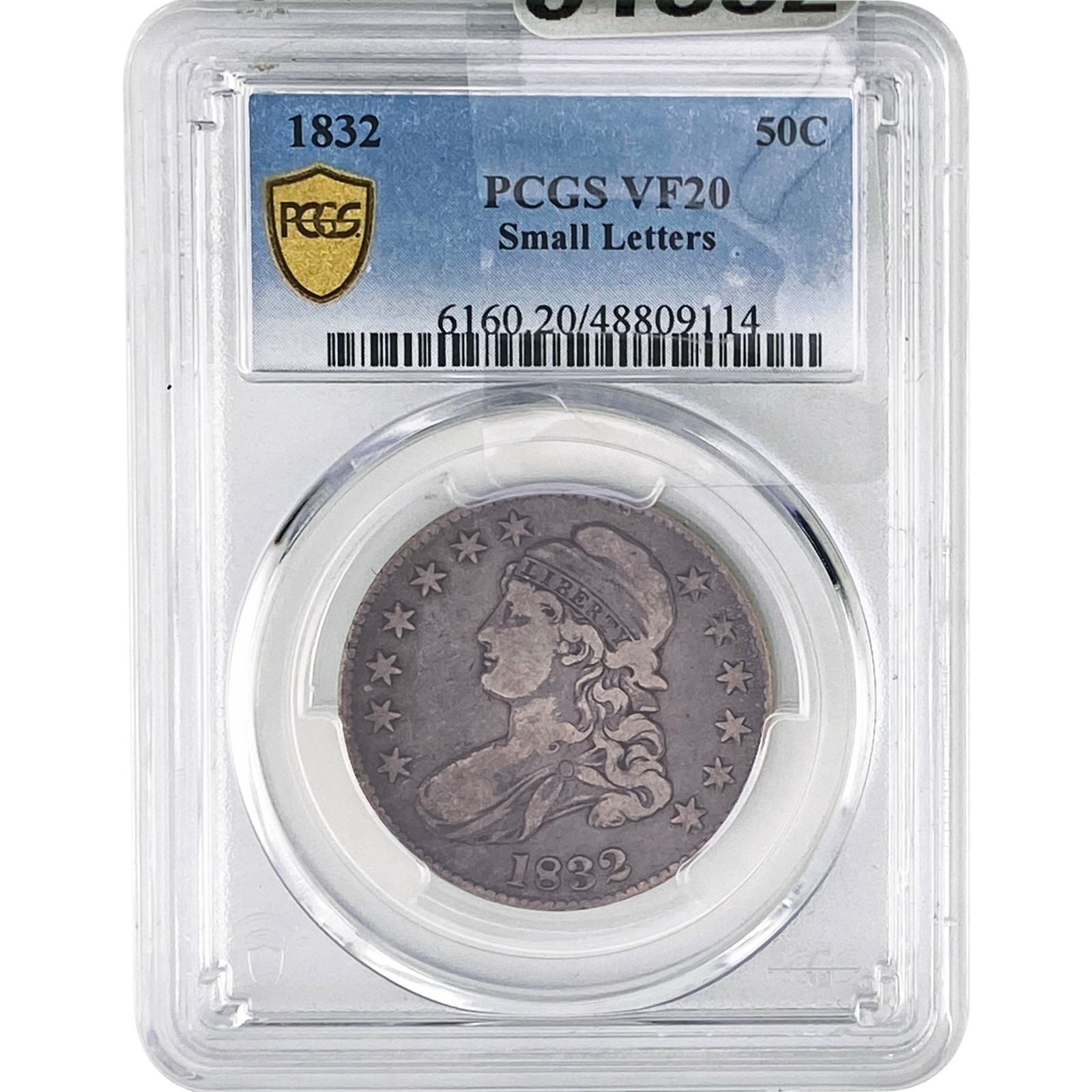 1832 Capped Bust Half Dollar PCGS VF20 (1 of 2)
