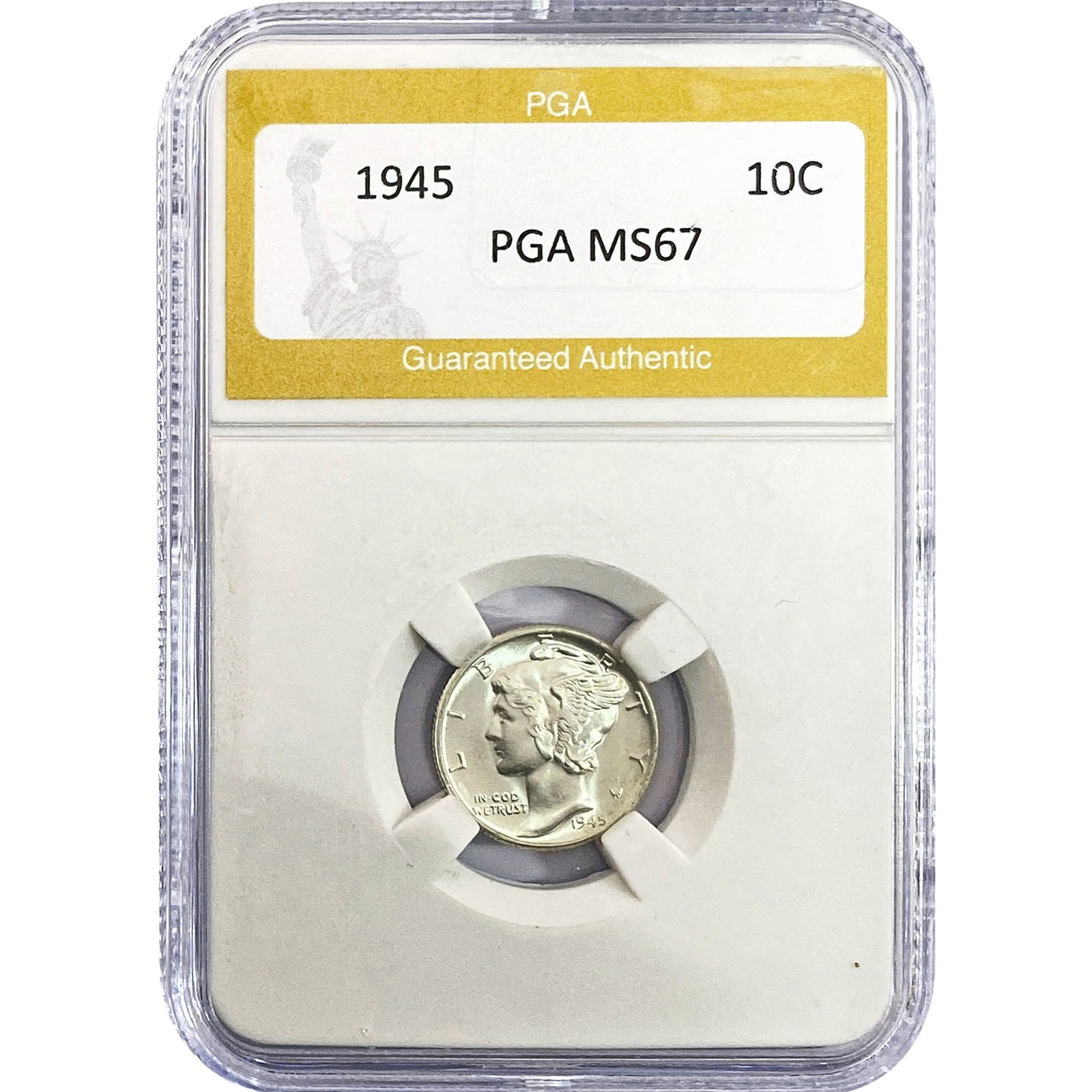 1945 Mercury Silver Dime PGA MS67 (1 of 2)