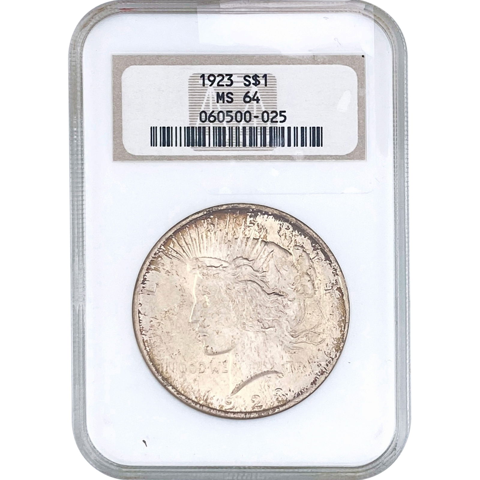1923 Silver Peace Dollar NGC MS64 (1 of 2)
