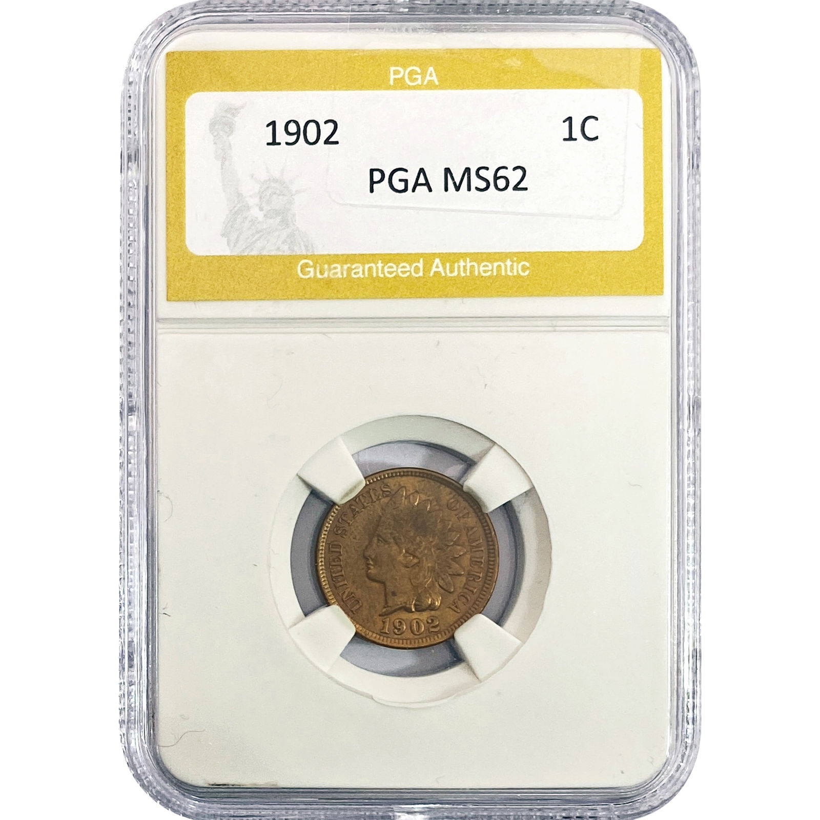 1902 Indian Head Cent PGA MS62 (1 of 2)