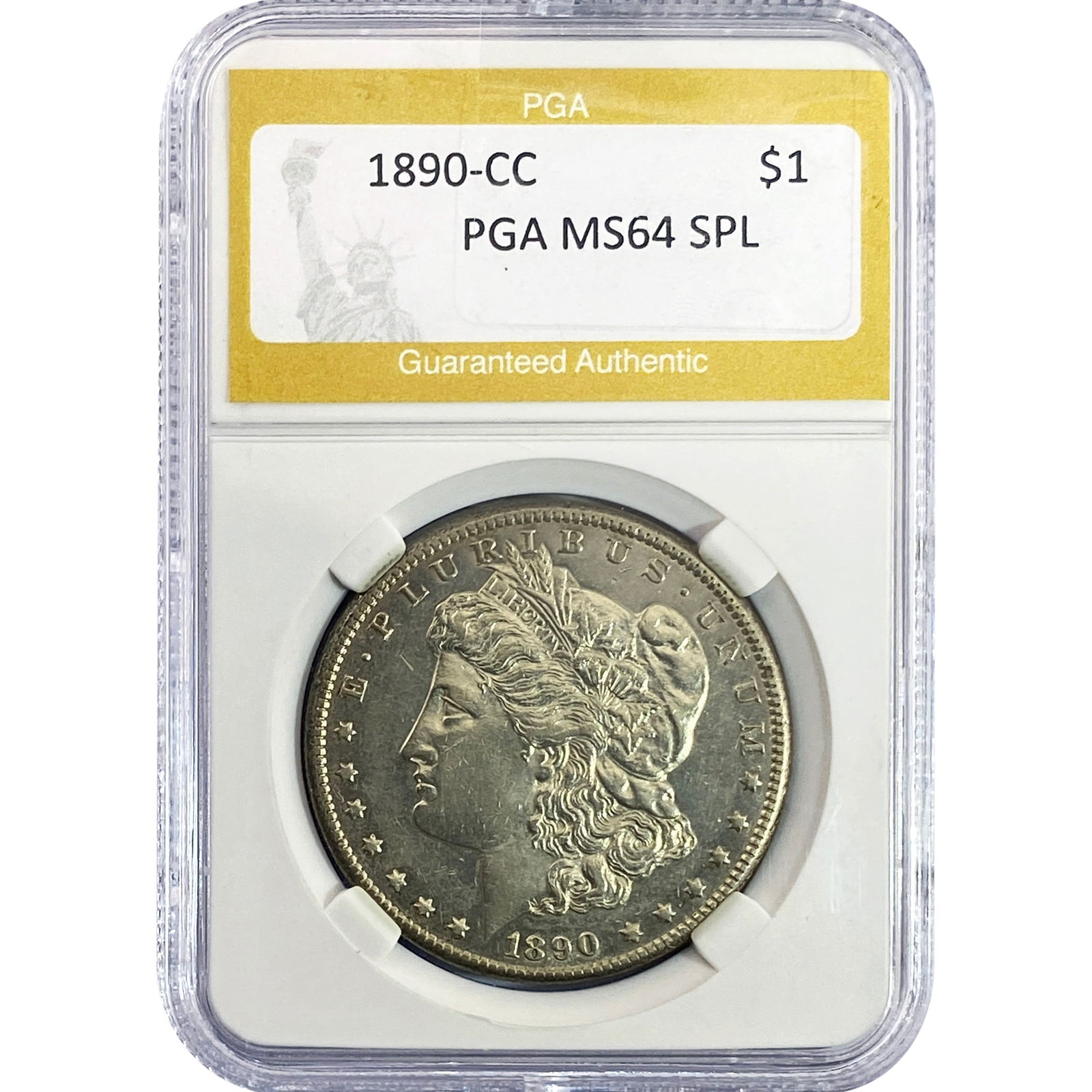 1890-CC Morgan Silver Dollar PGA MS64 SPL (1 of 2)