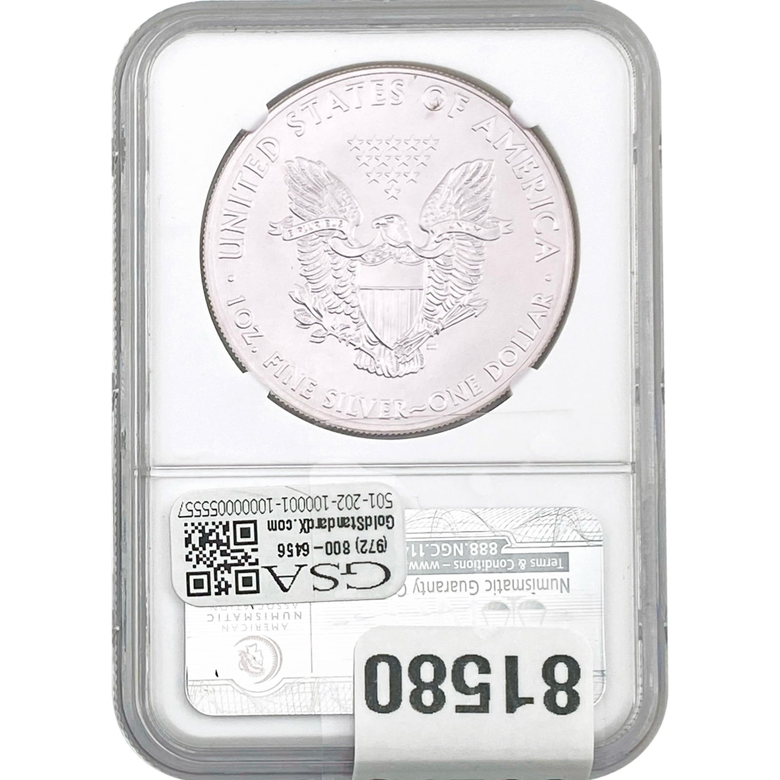 2014 Silver Eagle NGC MS69 - 2