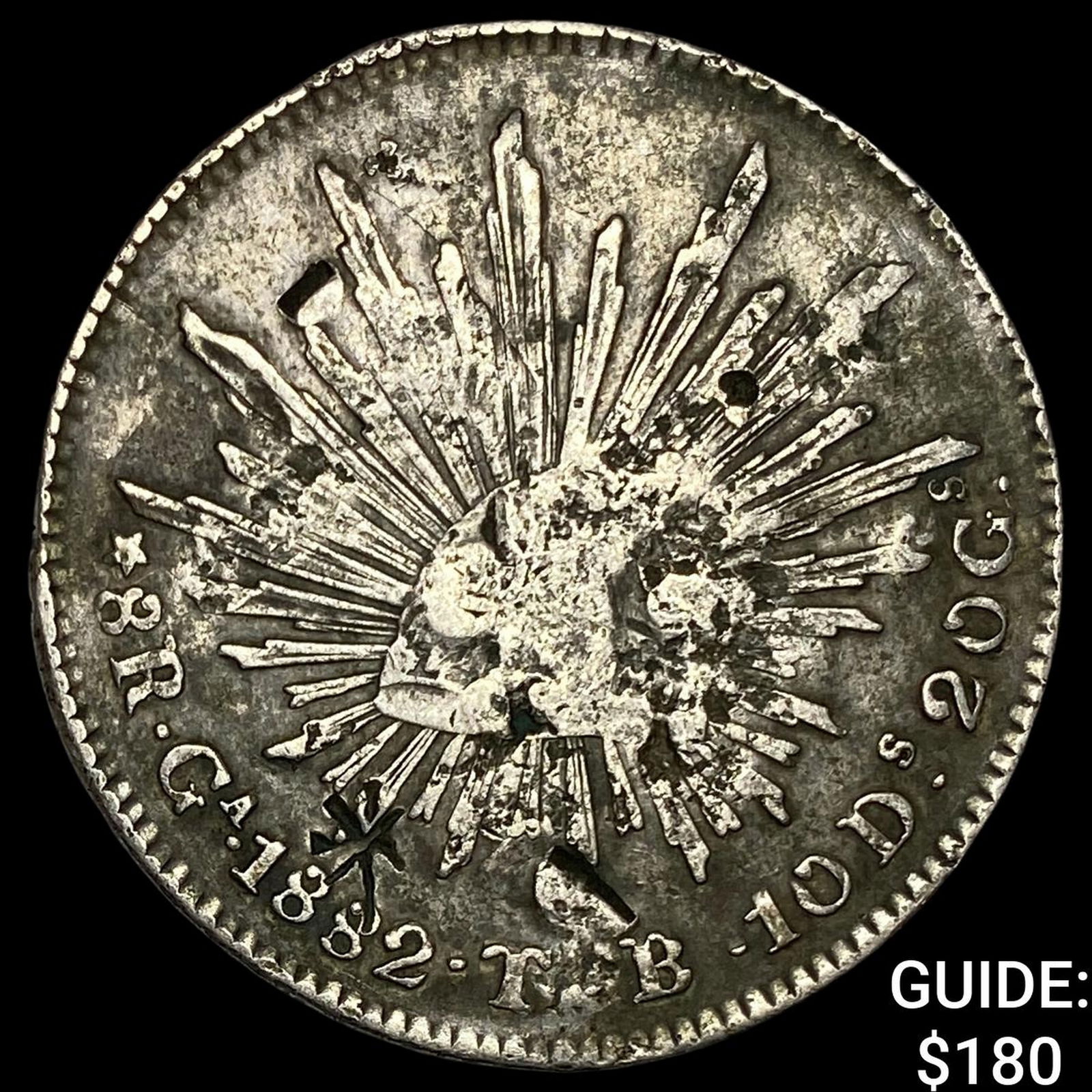 1882 Mexico Silver 1 Peso NEARLY UNCIRCULATED (1 of 2)