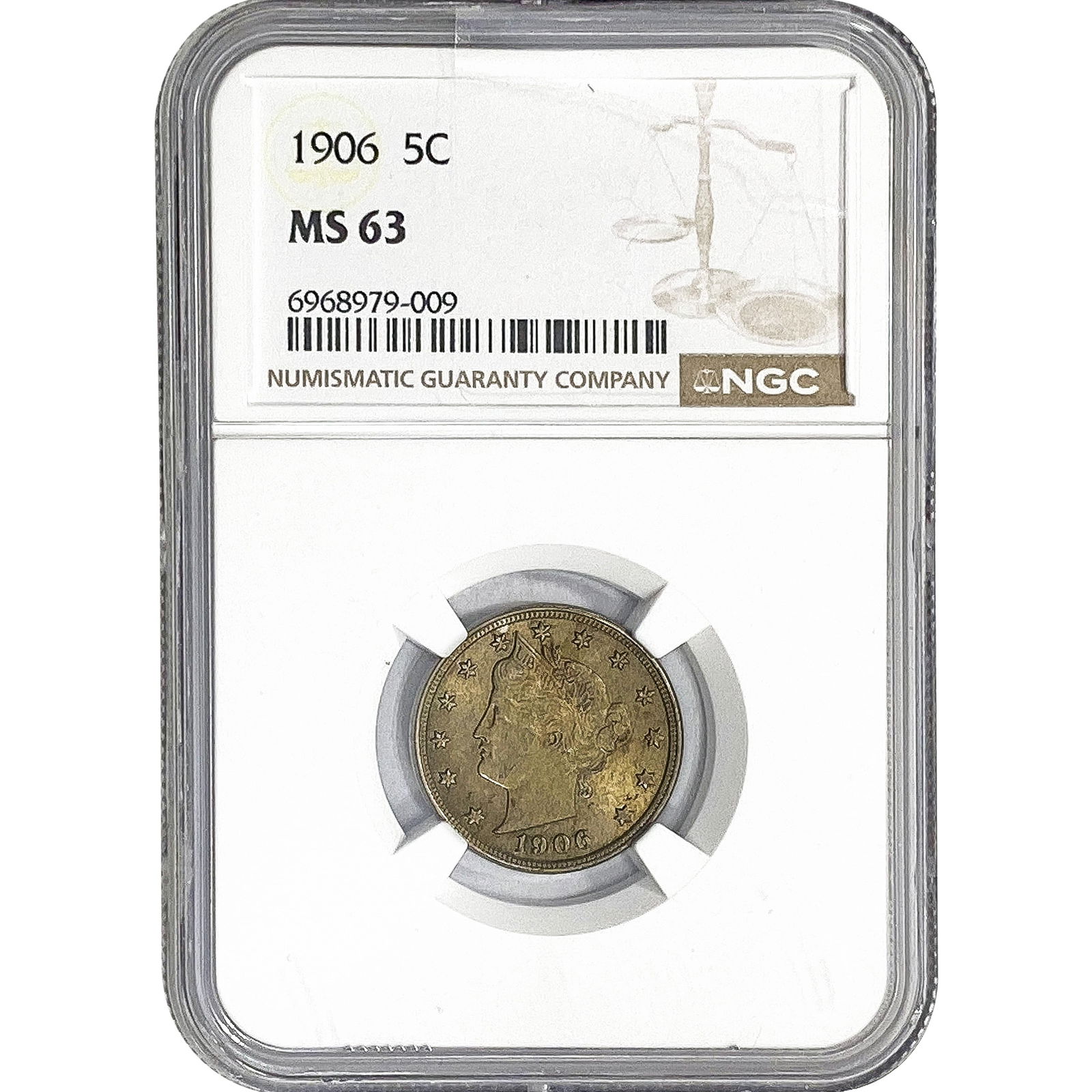 1906 Liberty Victory Nickel NGC MS63 (1 of 2)
