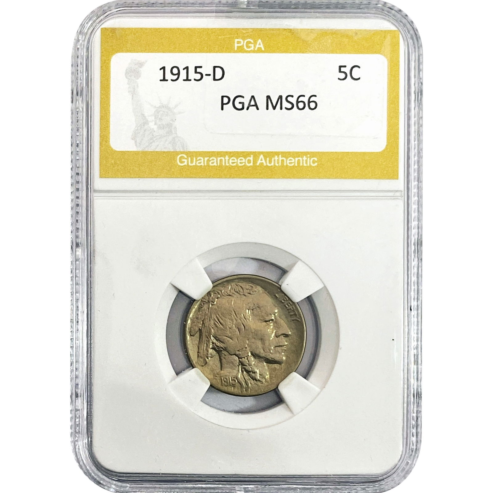 1915-D Buffalo Nickel PGA MS66 (1 of 2)