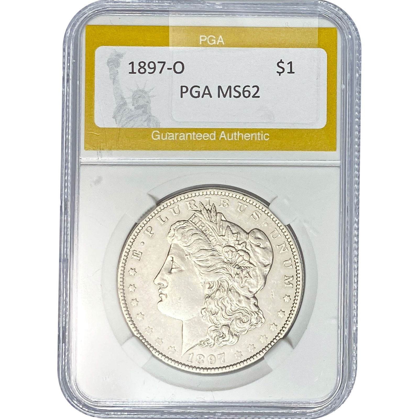 1897-O Morgan Silver Dollar PGA MS62 (1 of 2)