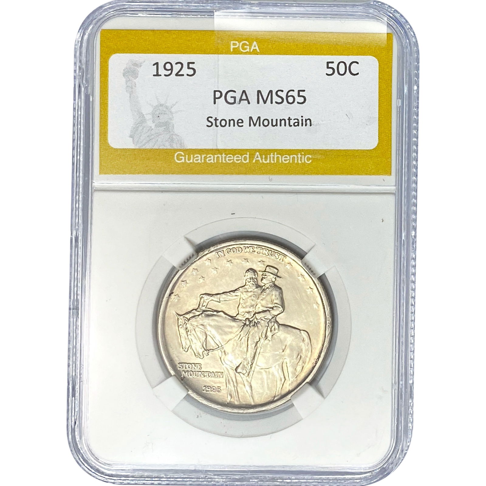 1925 Stone Mountain Half Dollar PGA MS65 (1 of 2)