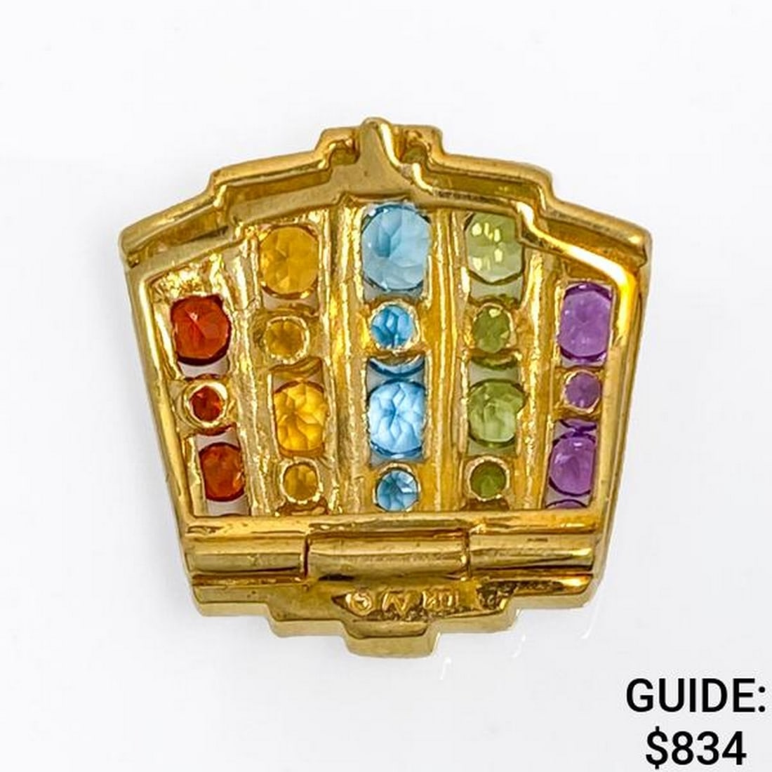 10K yg Birth Stone Pendant: 10K yg Birth Stone Pendant