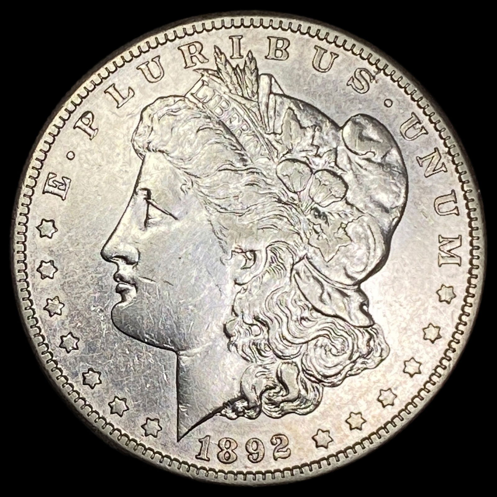1892 Silver Morgan Dollar CLOSELY UNCIRCULATED (1 of 2)