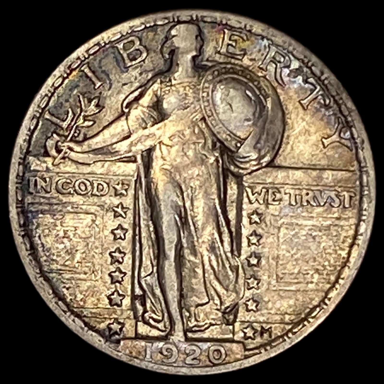 1920 Standing Liberty Silver Quarter CLOSELY UNCIRCULATED (1 of 2)