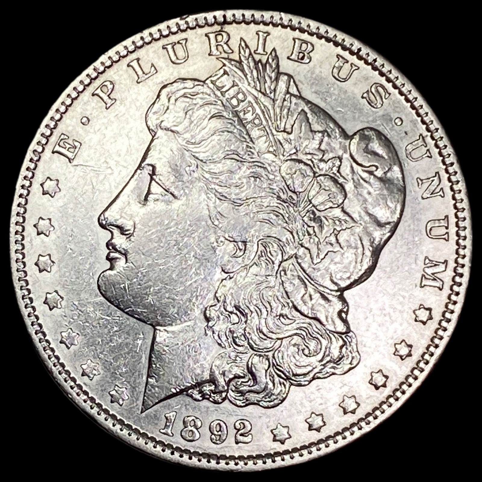 1892-O Silver Morgan Dollar CLOSELY UNCIRCULATED (1 of 2)
