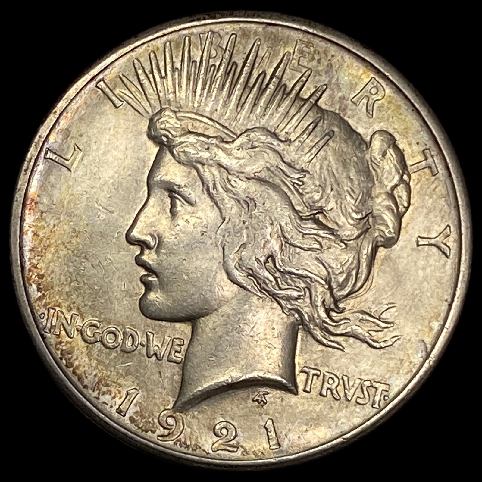 1921 Silver Peace Dollar CLOSELY UNCIRCULATED (1 of 2)