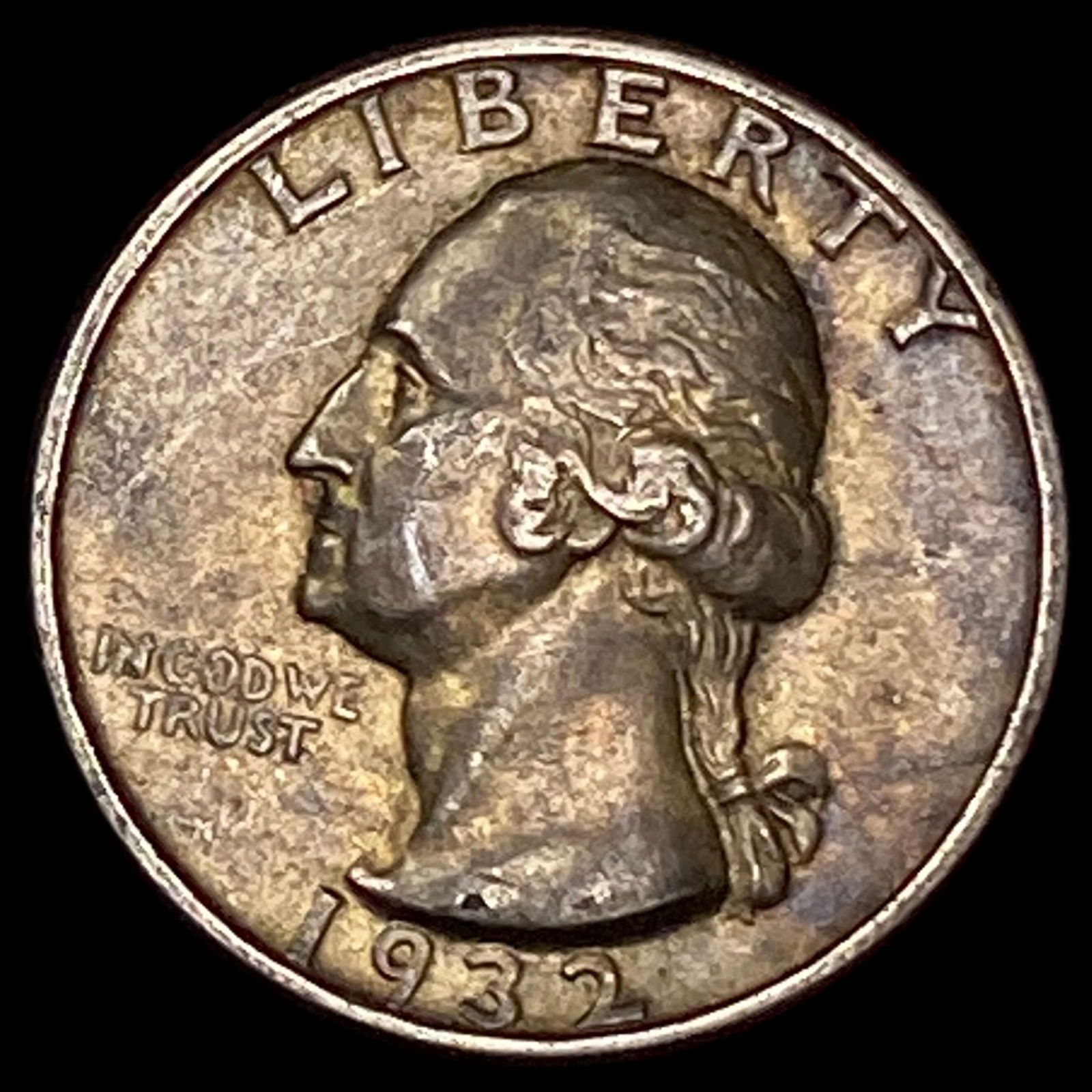 1932 Silver Quarter Dollar CLOSELY UNCIRCULATED (1 of 2)