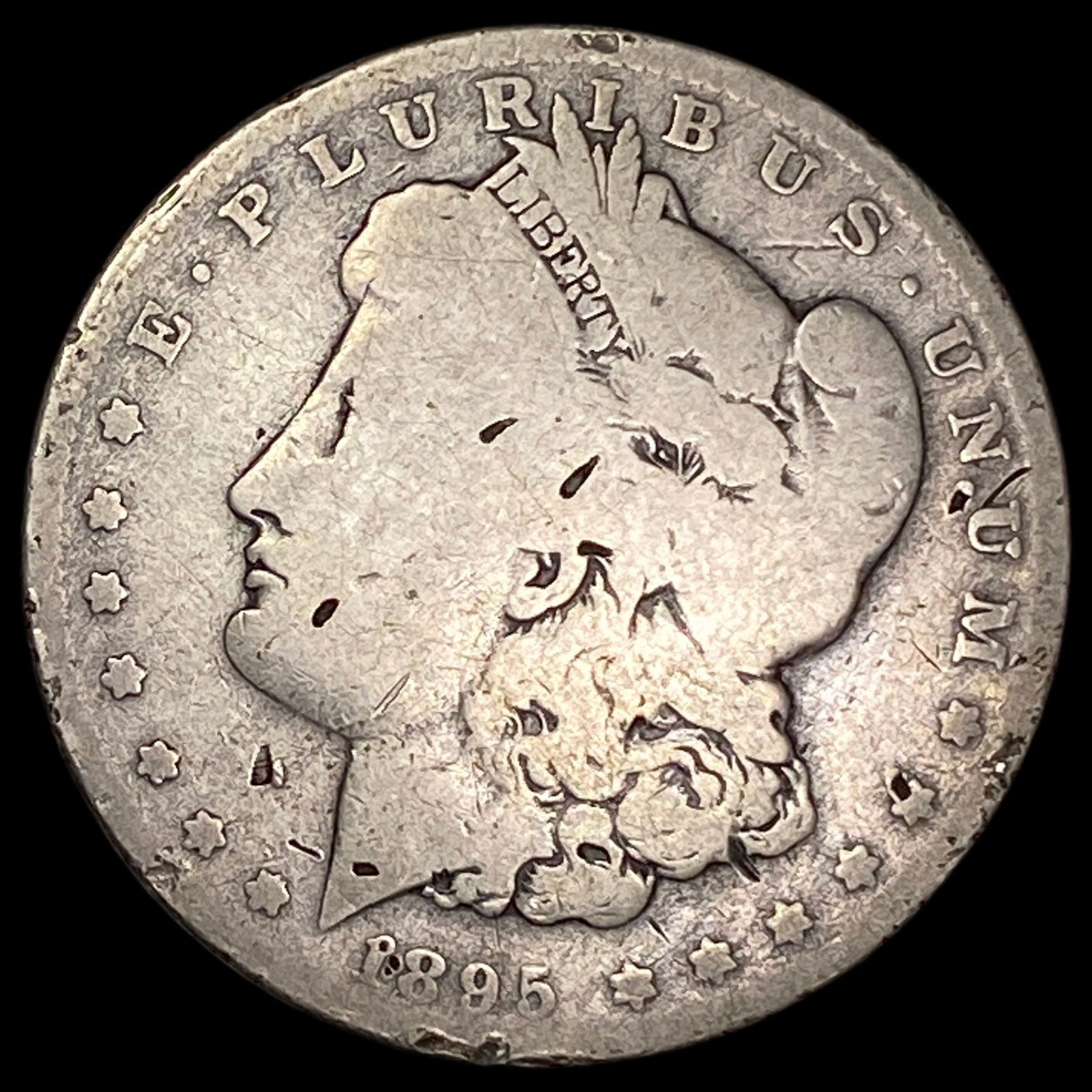 1895-O Morgan Silver Dollar NEARLY UNCIRCULATED (1 of 2)