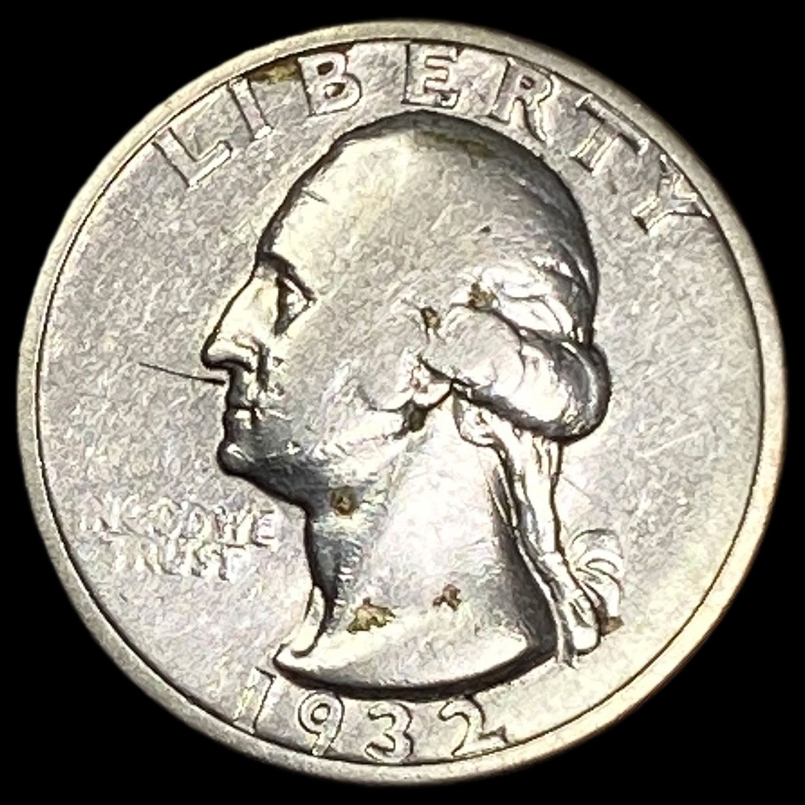 1932-S Silver Washington Quarter LIGHTLY CIRCULATED (1 of 2)