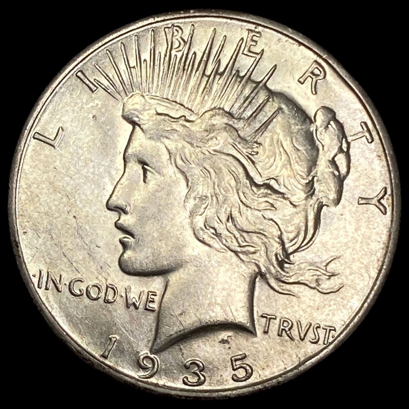 1935-S Silver Peace Dollar UNCIRCULATED (1 of 2)