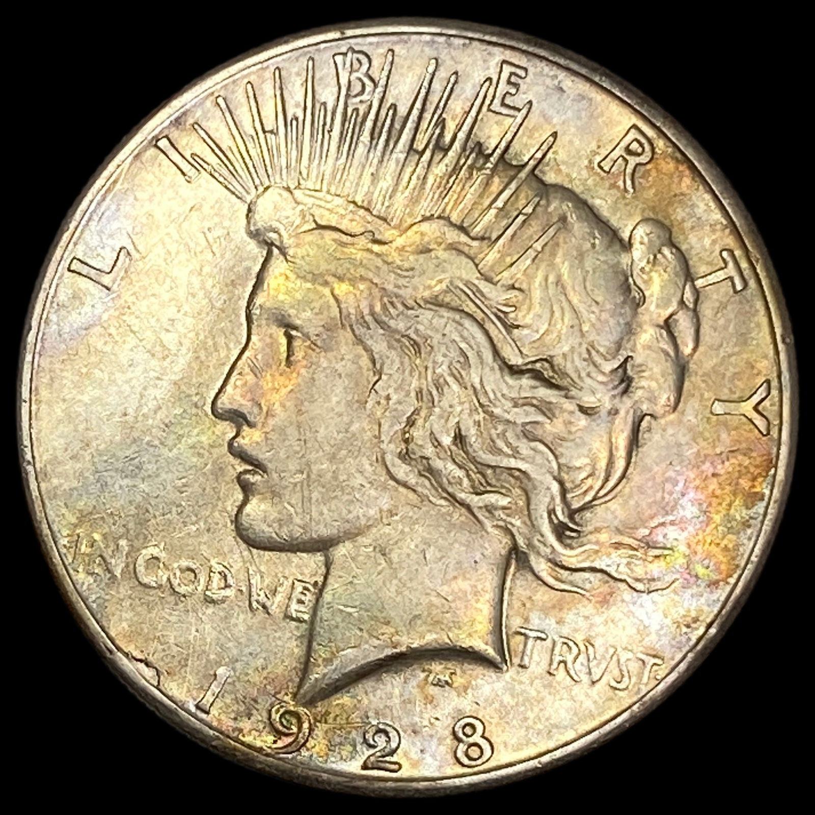 1928 Silver Peace Dollar CLOSELY UNCIRCULATED (1 of 2)