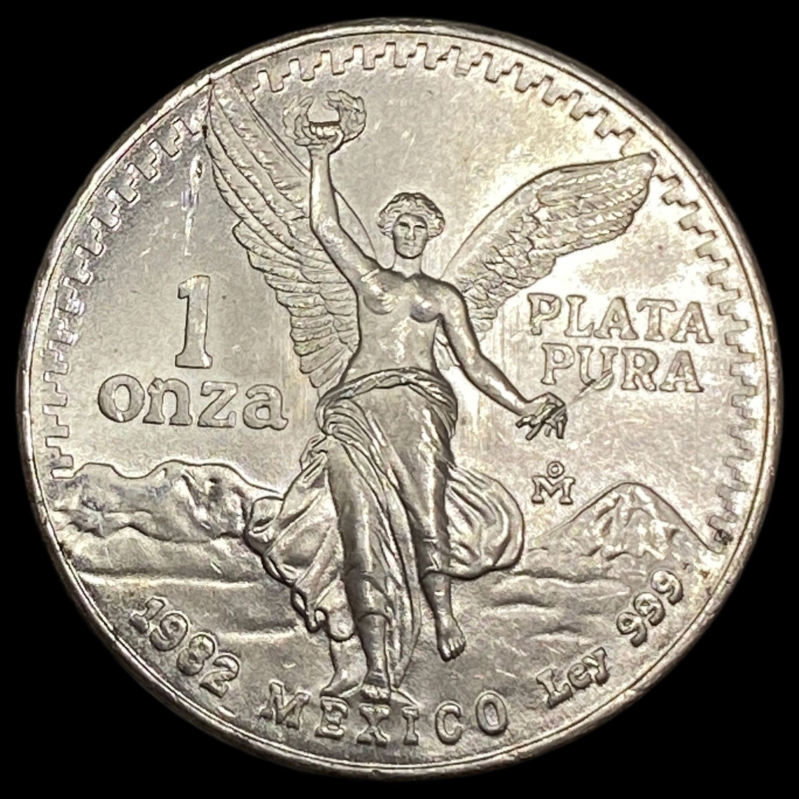 1992 Mexico Silver 1 Onza Libertad GEM BU: 1992 Mexico Silver 1 Onza Libertad GEM BU