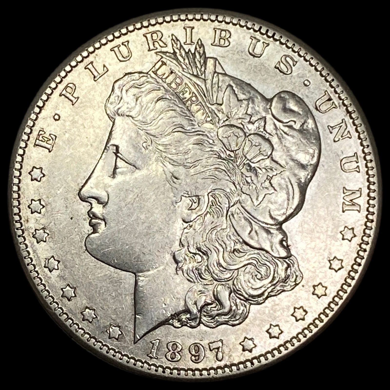 1897-S Silver Morgan Dollar CLOSELY UNCIRCULATED: 1897-S Silver Morgan Dollar CLOSELY UNCIRCULATED