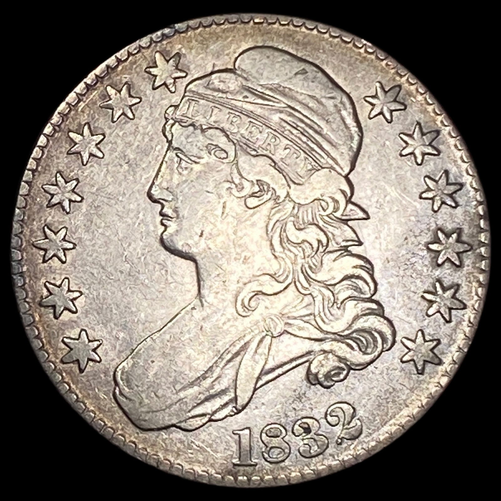 1832 Capped Bust Half Dollar NEARLY UNCIRCULATED (1 of 2)