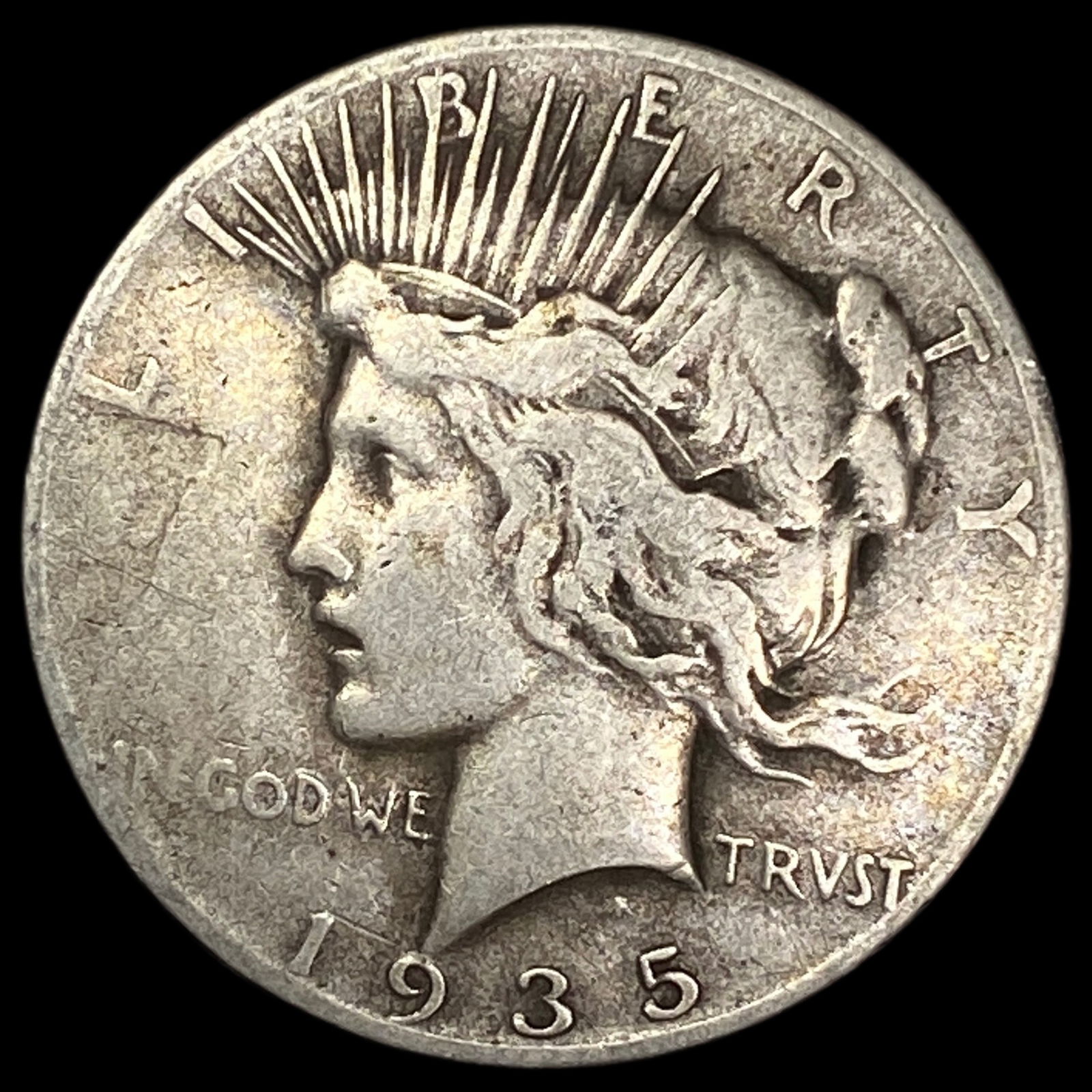 1935 Silver Peace Dollar NICELY CIRCULATED: 1935 Silver Peace Dollar NICELY CIRCULATED
