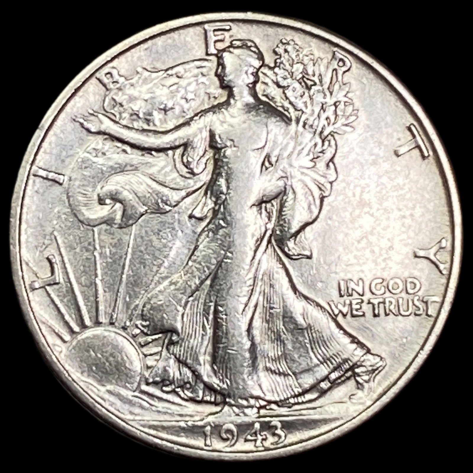 1943-S Silver Half Dollar CLOSELY UNCIRCULATED (1 of 2)