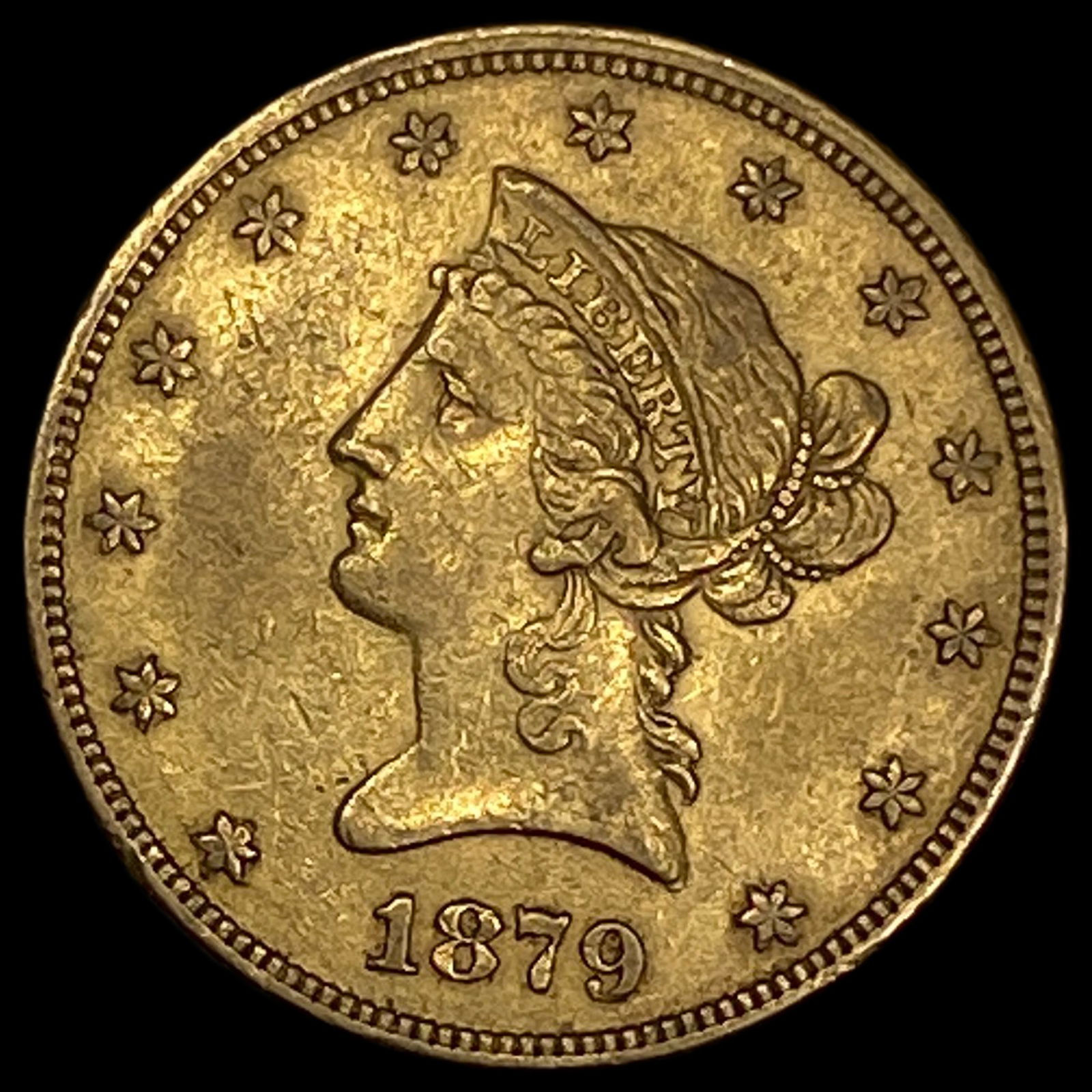 1879 Liberty Head $10 Eagle Gold CLOSELY UNCIRCULATED (1 of 2)