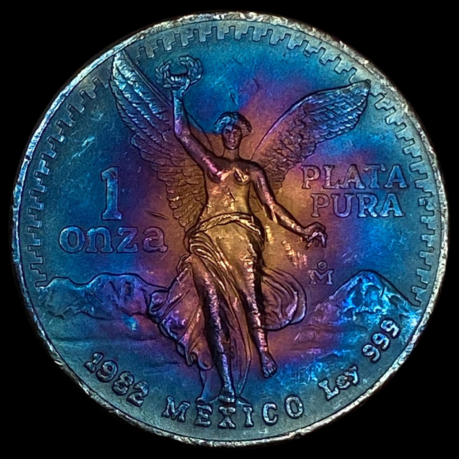 1982 Mexico Silver 1 Onza Libertad GEM BU (1 of 2)