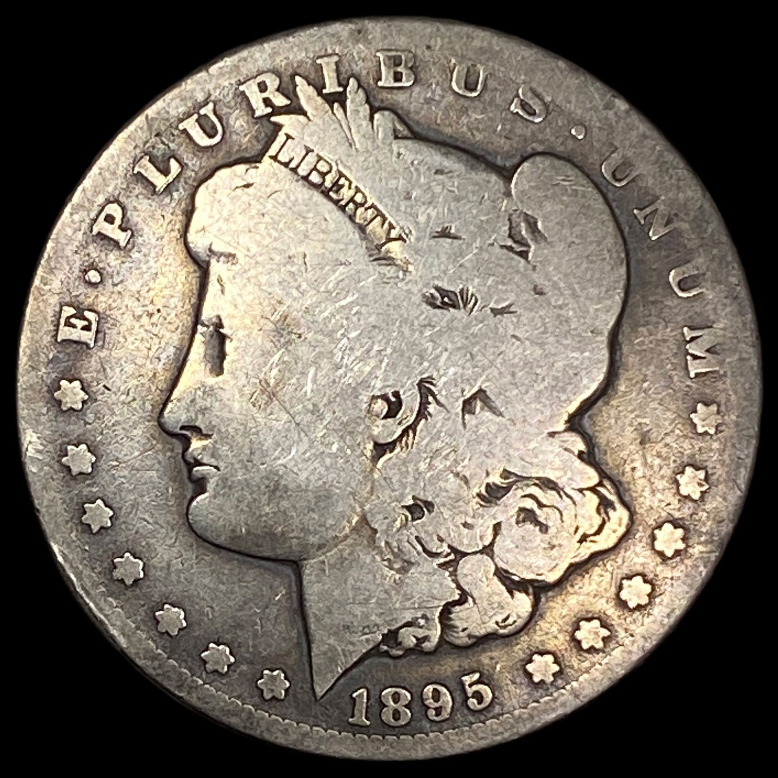 1895-S Silver Morgan Dollar NICELY CIRCULATED (1 of 2)