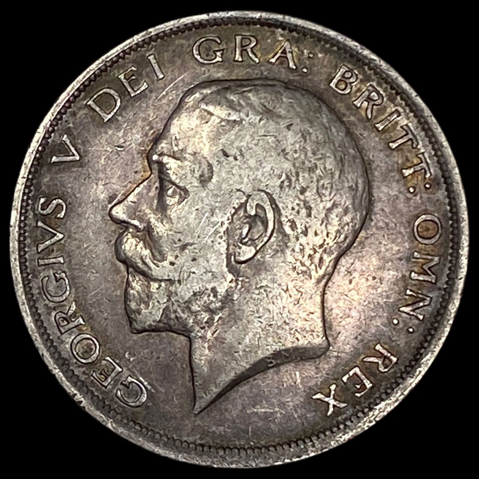 1915 Silver Half Crown NEARLY UNCIRCULATED (1 of 2)