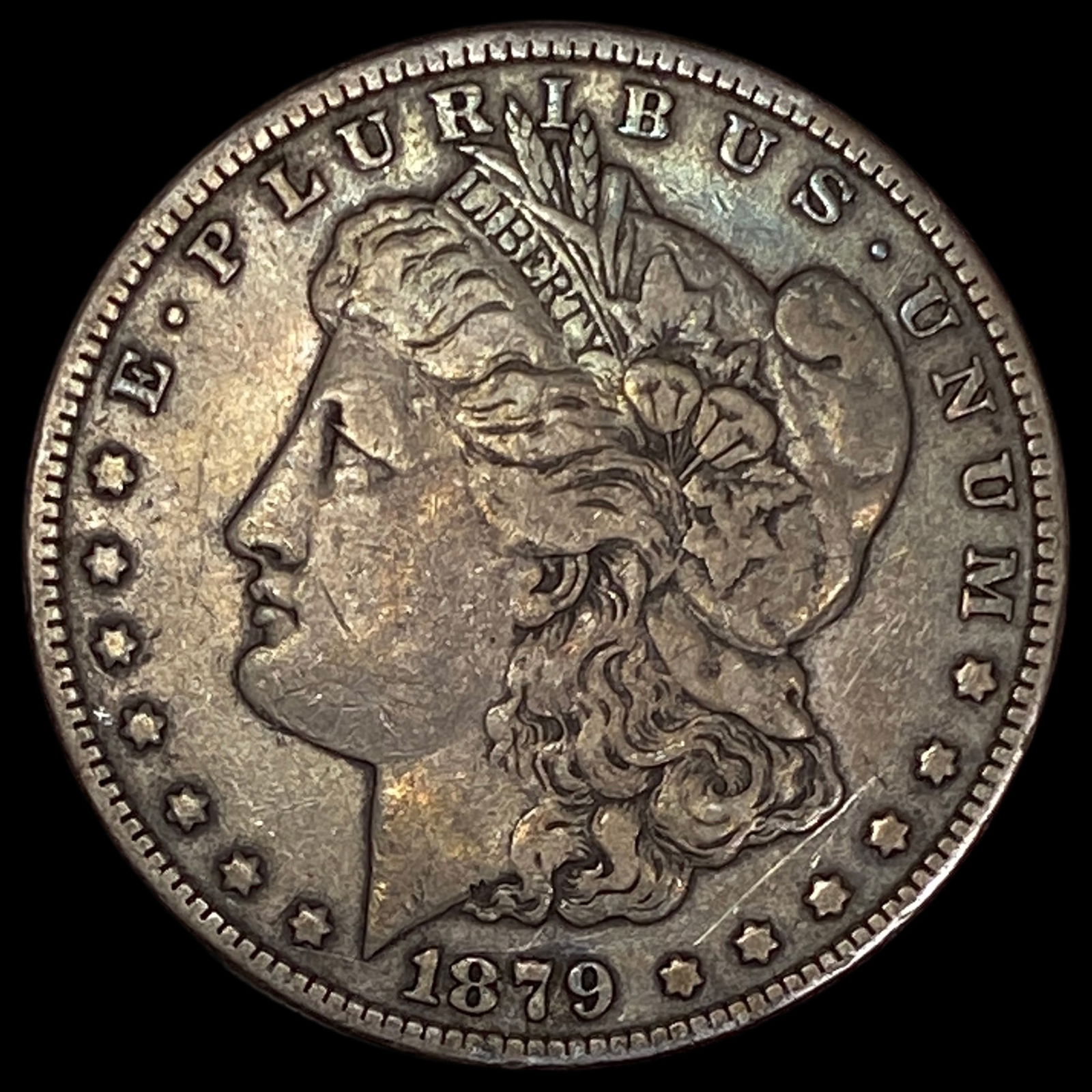 1879 Morgan Silver Dollar NEARLY UNCIRCULATED: 1879 Morgan Silver Dollar NEARLY UNCIRCULATED