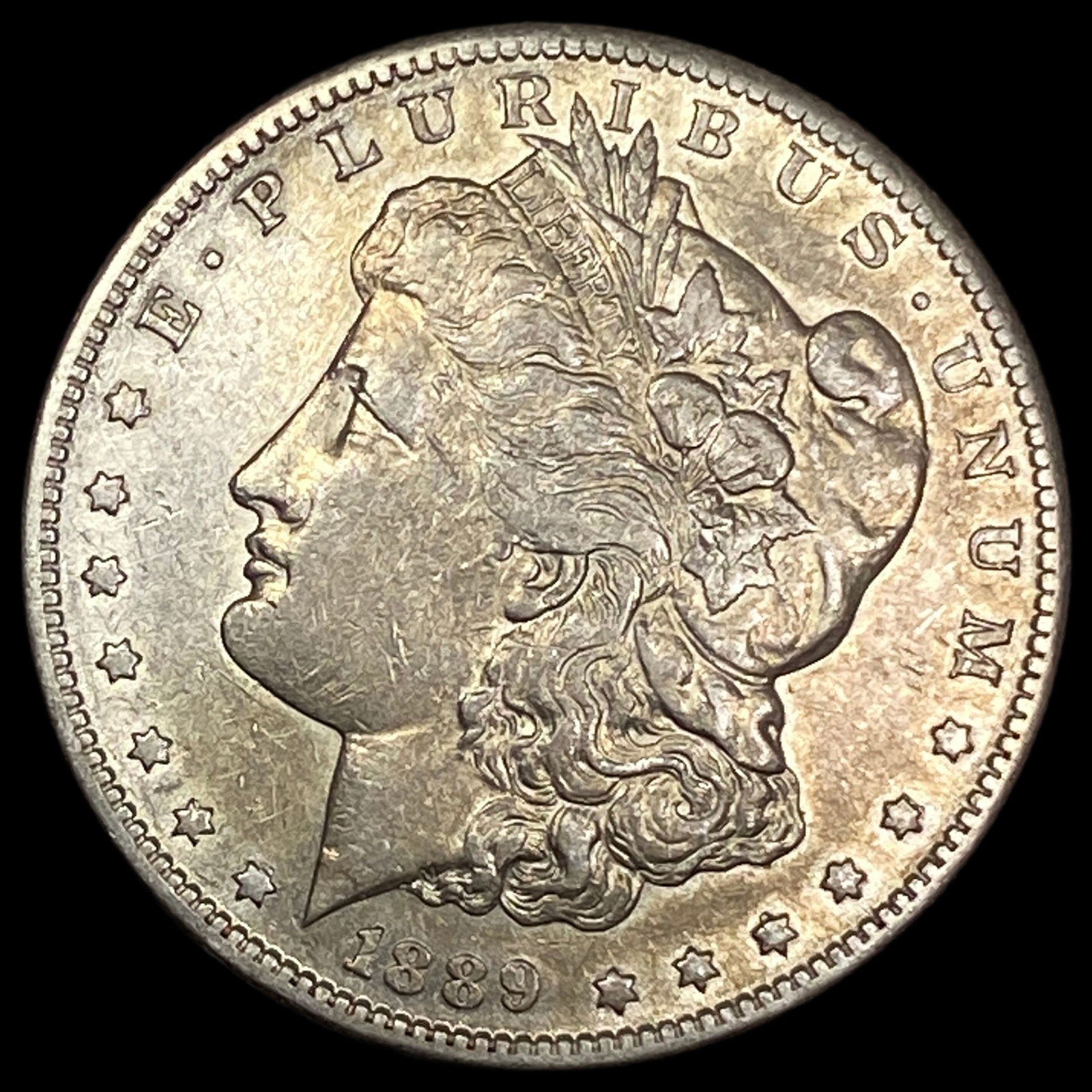 1889-S Silver Morgan Dollar CHOICE AU (1 of 2)