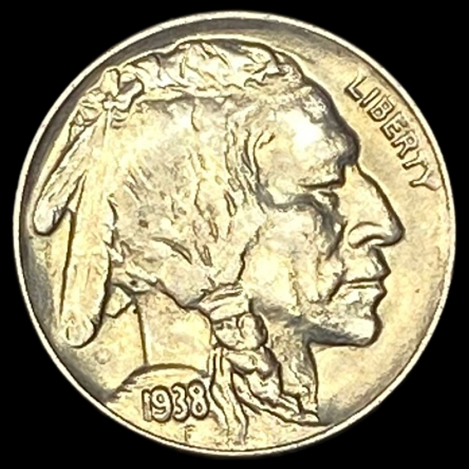 1938-D Nickel Five Cents Buffalo UNCIRCULATED (1 of 2)