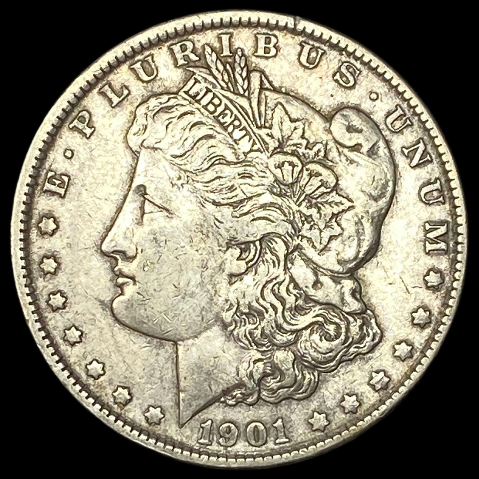 1901 Silver Morgan Dollar NEARLY UNCIRCULATED (1 of 2)