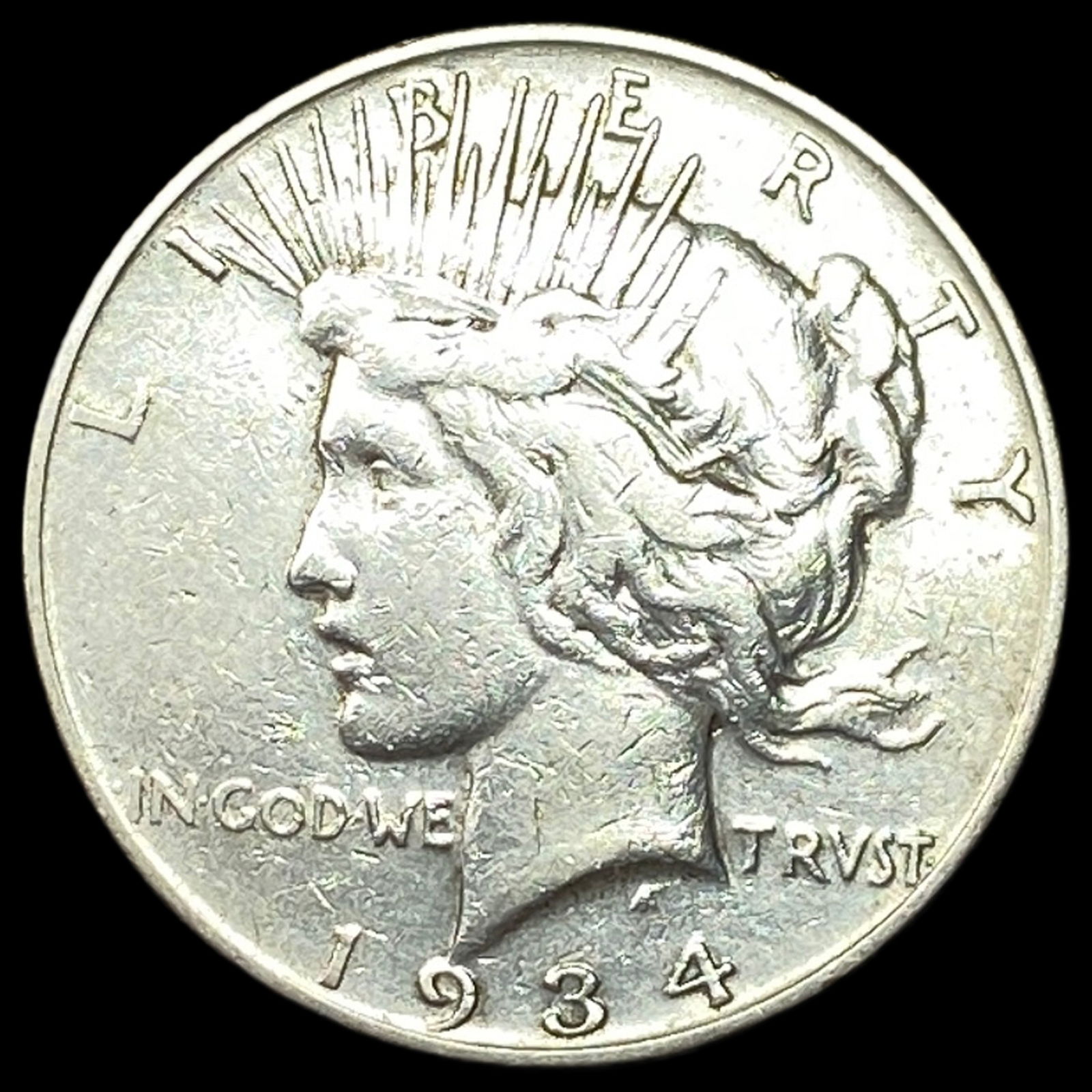 1934 Silver Peace Dollar LIGHTLY CIRCULATED (1 of 2)