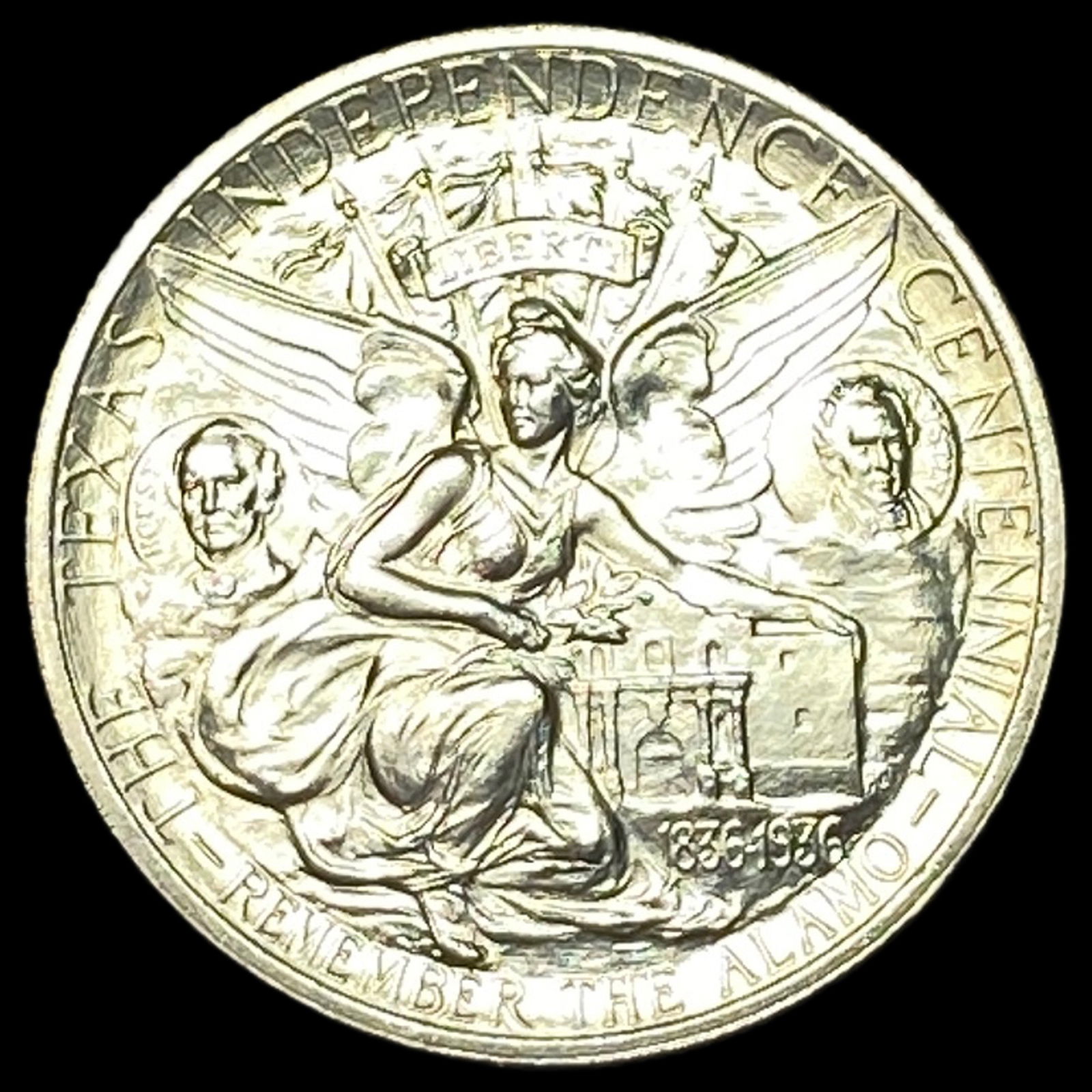 1935 Silver Texas Independence Centennial Half Dollar GEM BU (1 of 2)