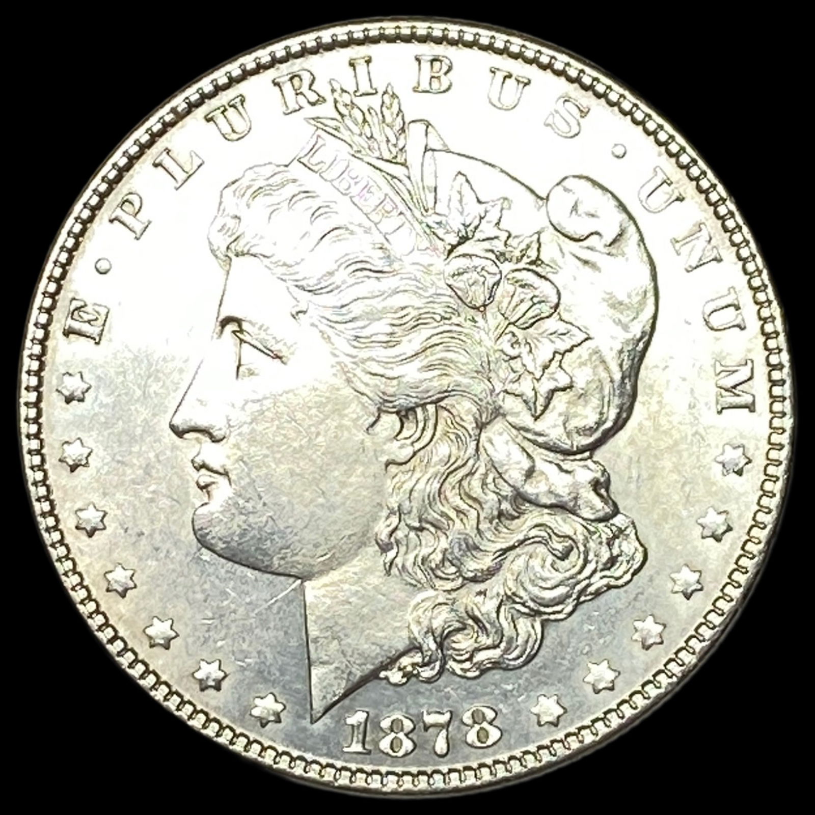 1878 7/8TF Silver Morgan Dollar UNCIRCULATED: 1878 7/8TF Silver Morgan Dollar UNCIRCULATED